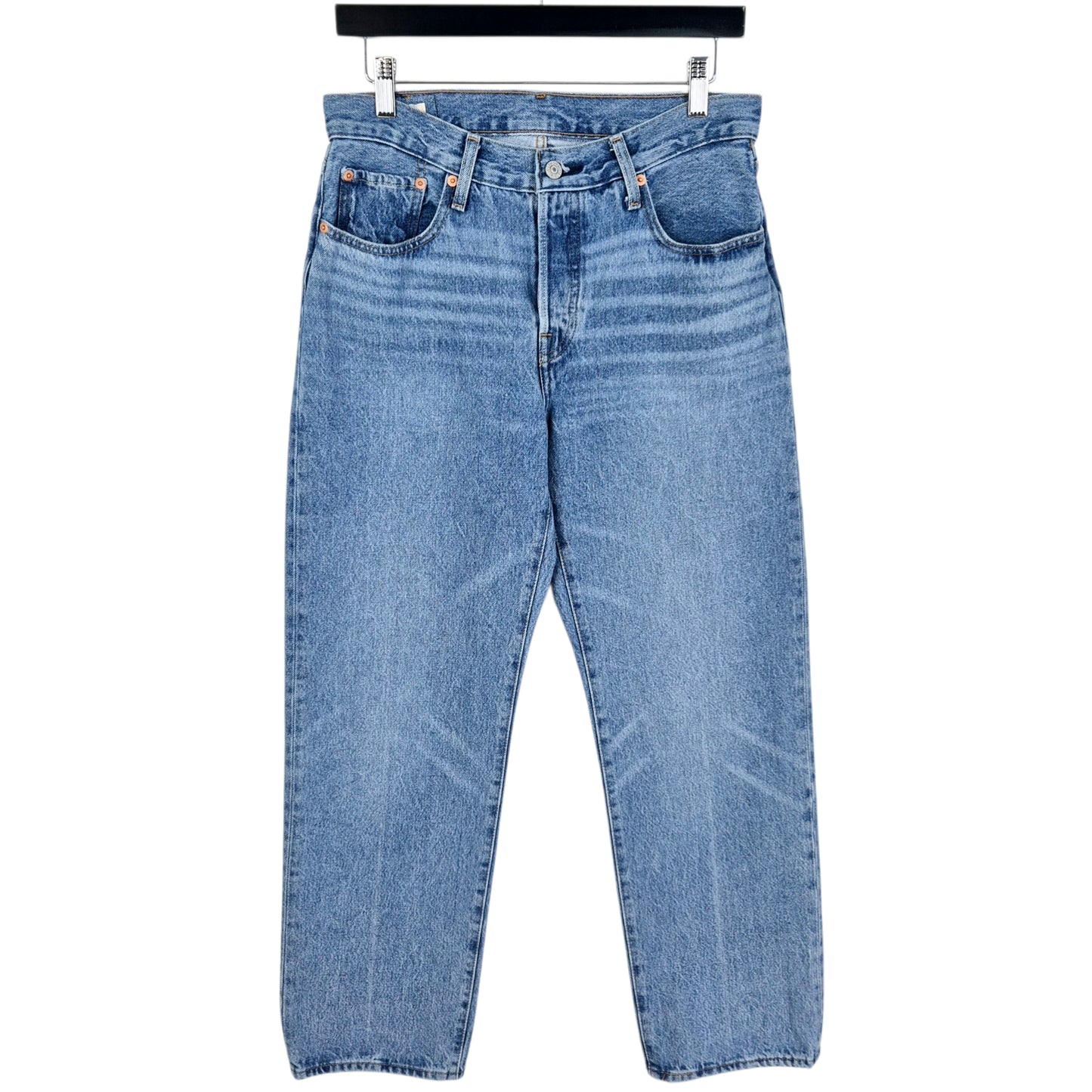 Levis Premium 501 Jeans Womens Blue Rigid Denim W29