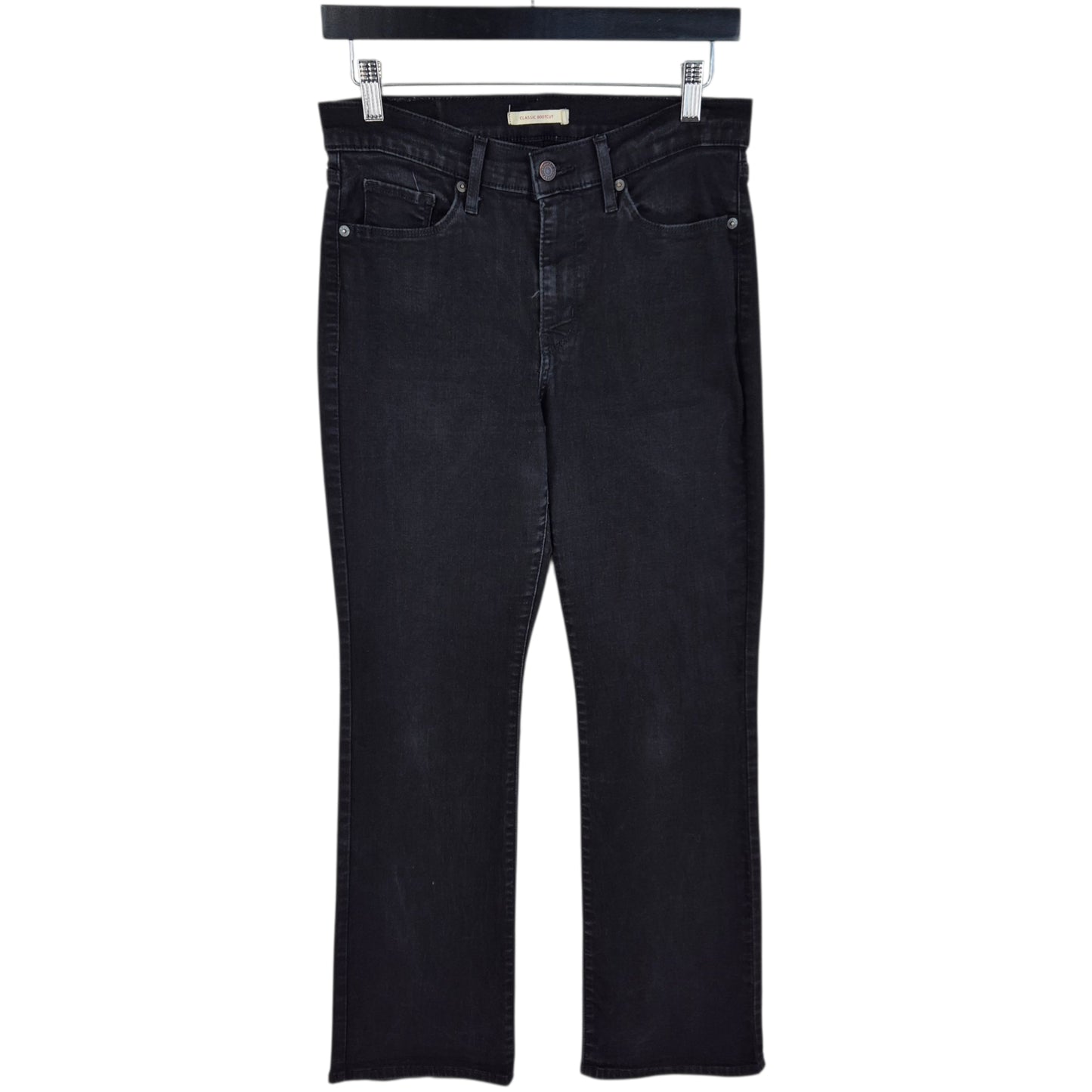 Levis Jeans Womens Black Classic Stretch Bootcut Denim W28