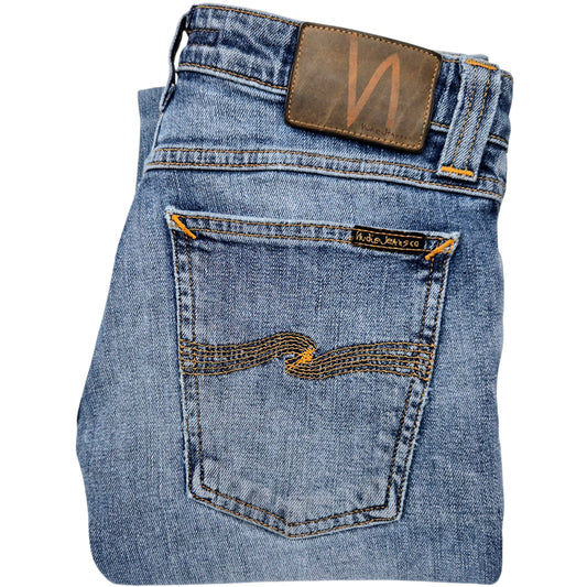 Nudie Jeans Blue Skinny Lin Denim W28