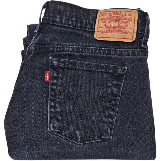 Vintage Levis 515 Jeans 2000's Womens Black Bootcut Denim W31