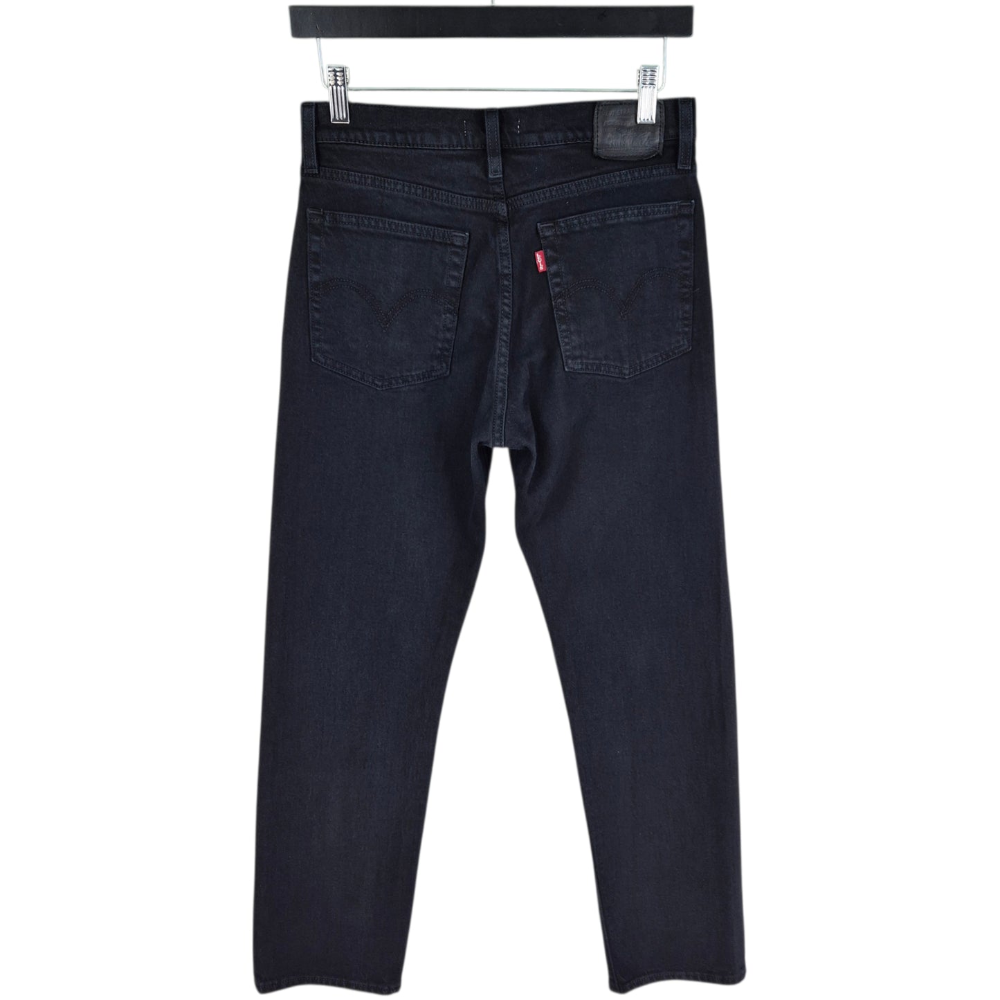 Levis Premium Jeans Womens Black Heavy Wedgie Straight Denim W27