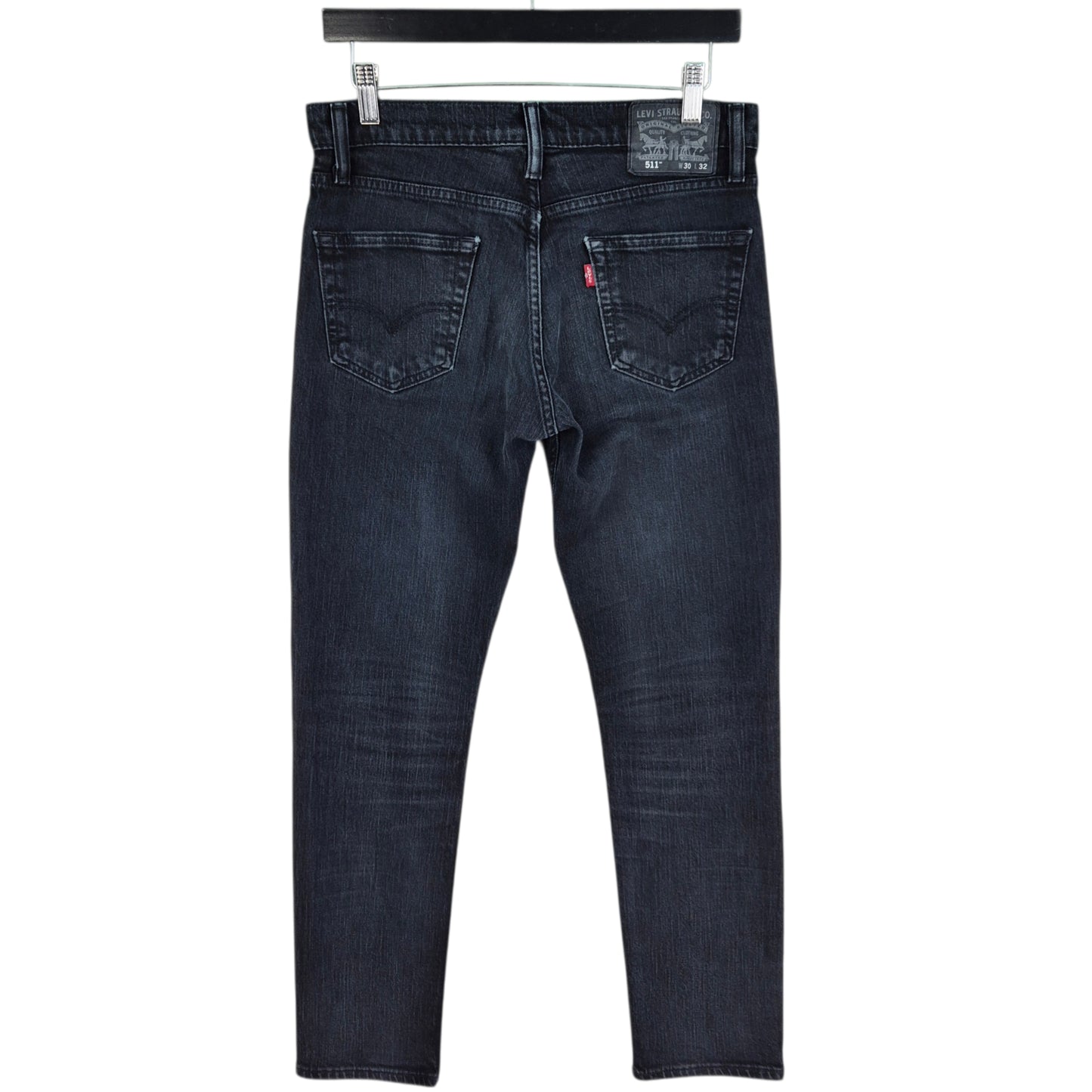 Levis 511 Jeans Black Skinny Fit Denim W30