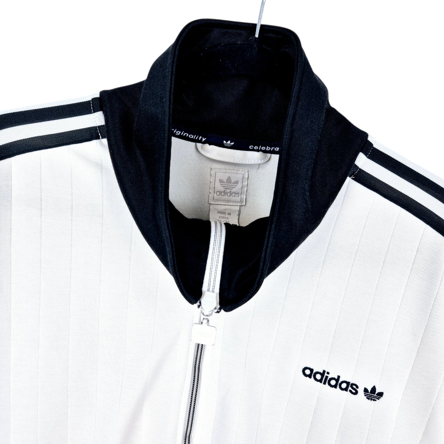 Vintage Adidas 90's White Track Jacket Size XL