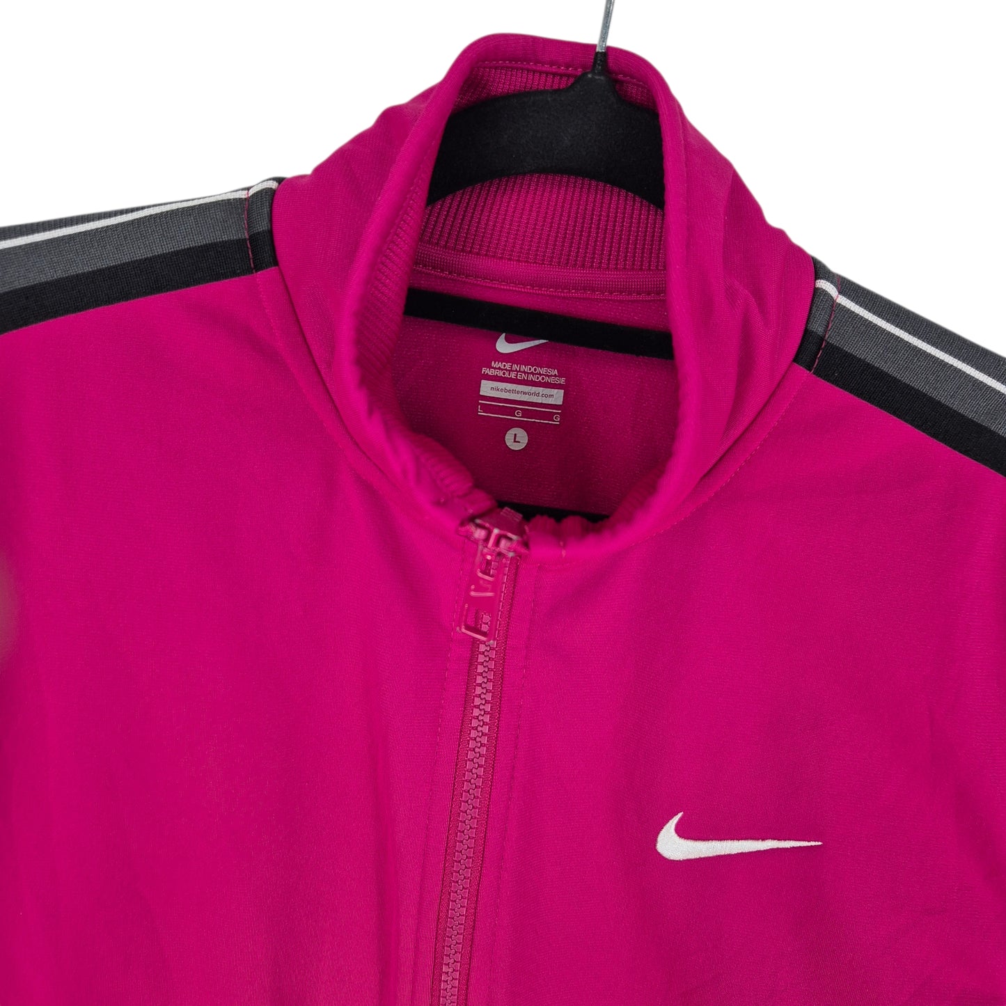 Nike Womens Pink Track Jacket Size L