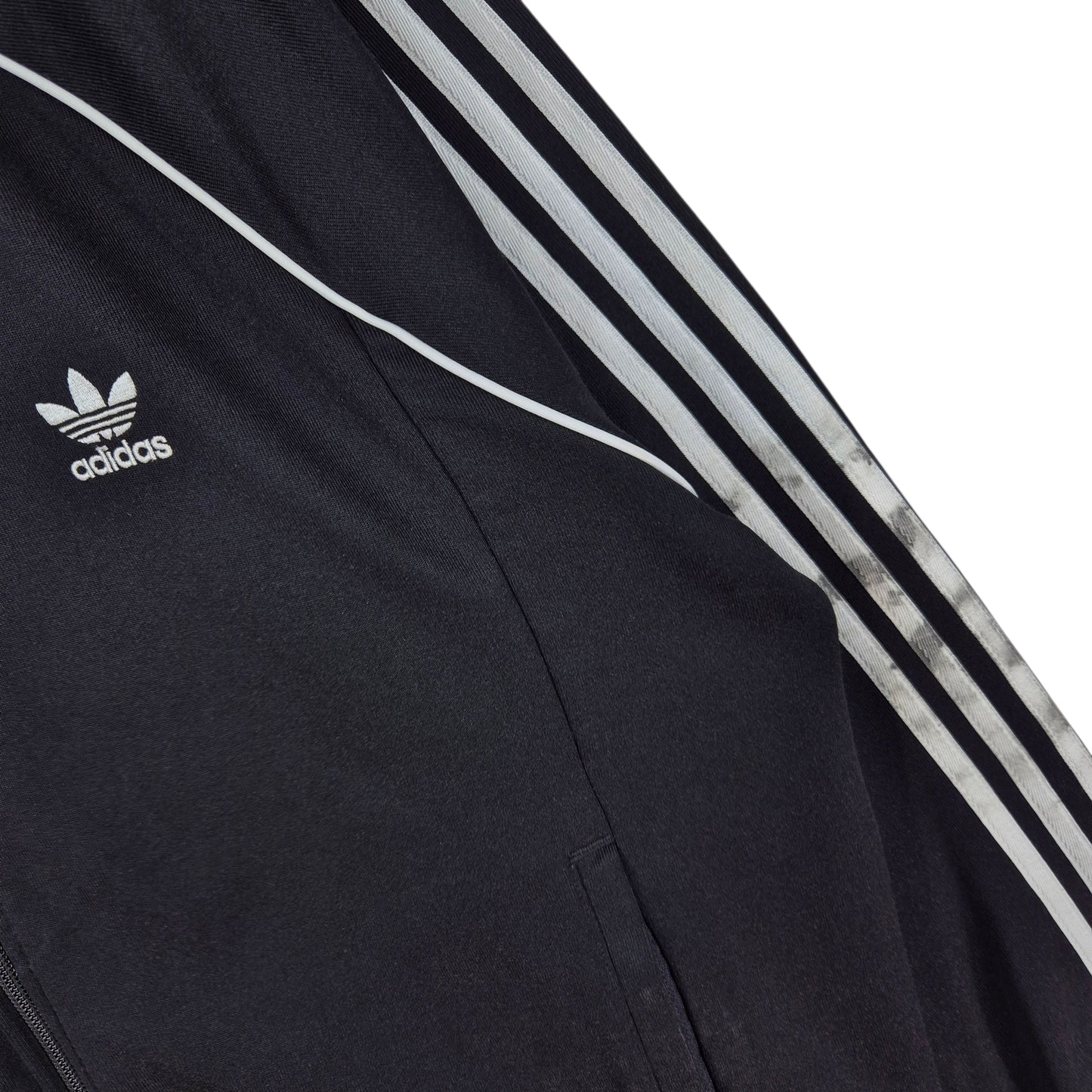 Adidas Black Heavy Track Jacket Size XL