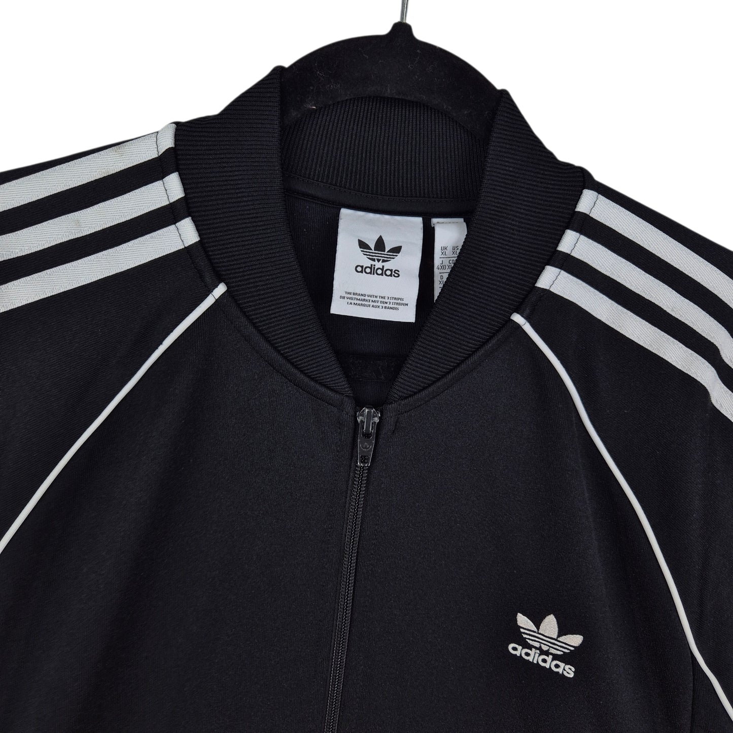 Adidas Black Heavy Track Jacket Size XL