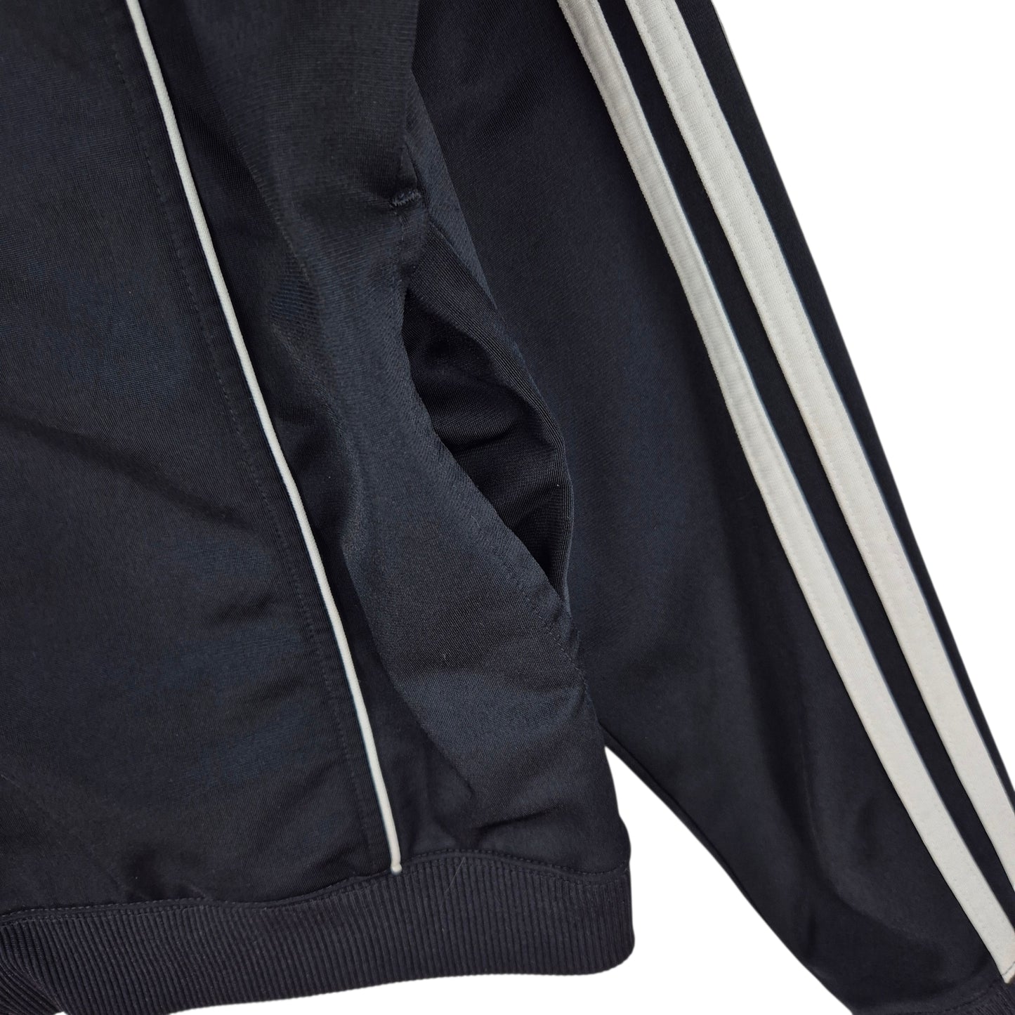 Vintage Adidas 2000's Womens Black Track Jacket Size M