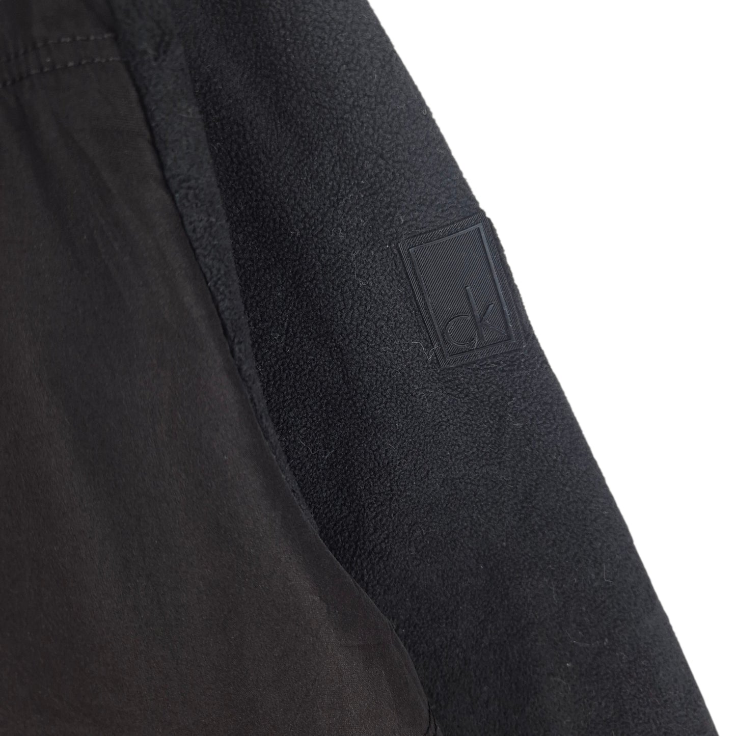 Calvin Klein Black Fleece Zip Jumper Size XL
