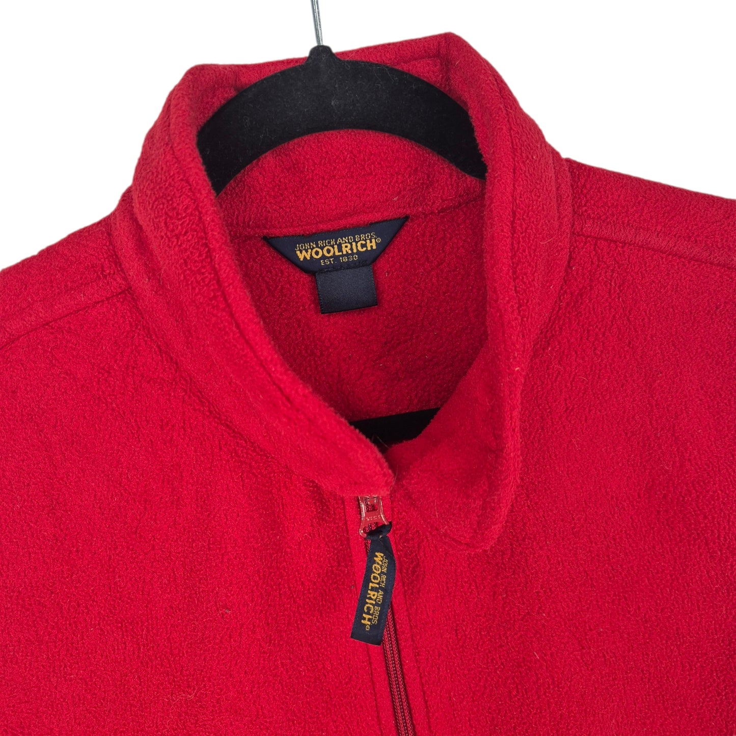 Vintage Woolrich 90's Red Fleece Vest Size L