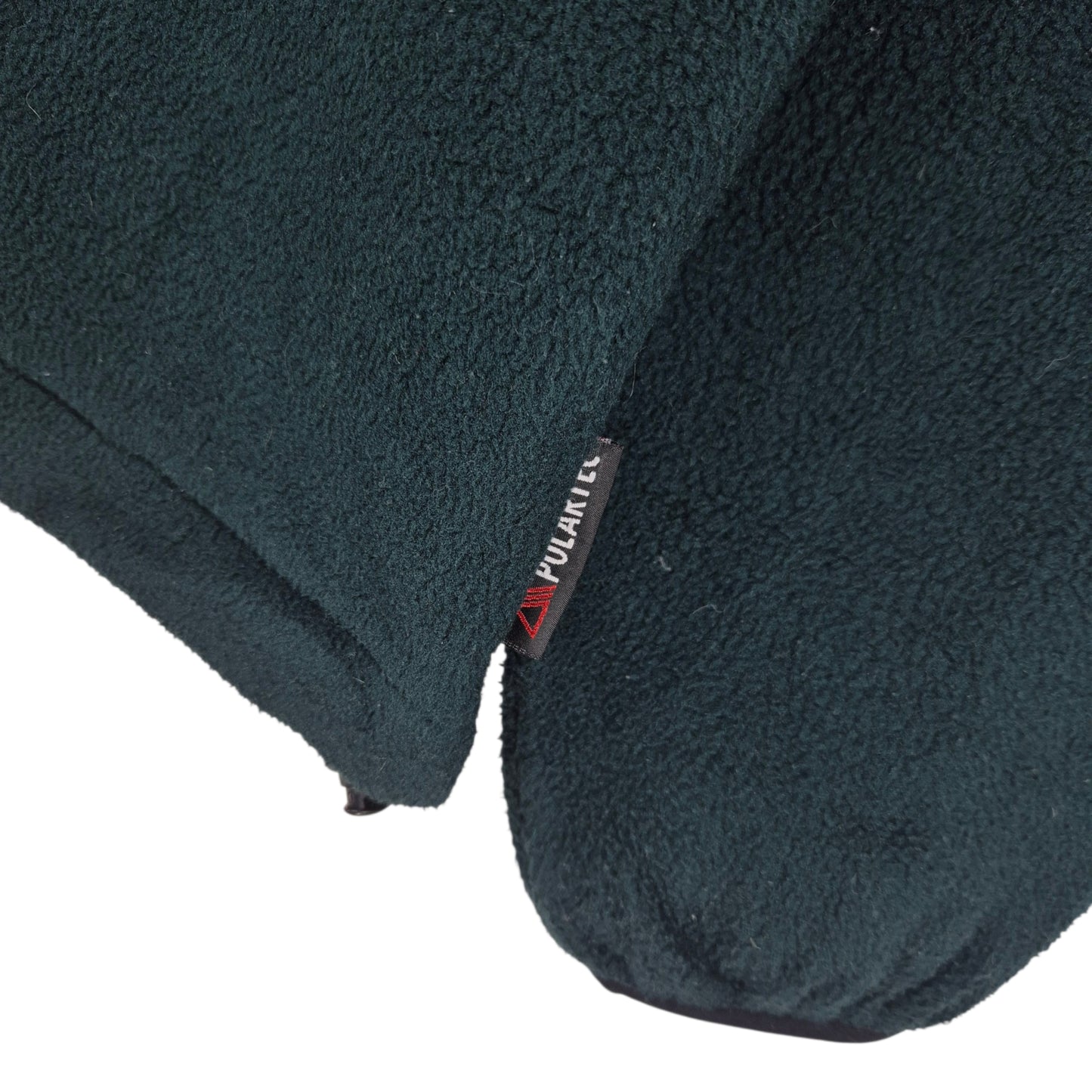 Vintage Woolrich 90's Dark Green Quarter Zip Fleece Jumper Size 2XL