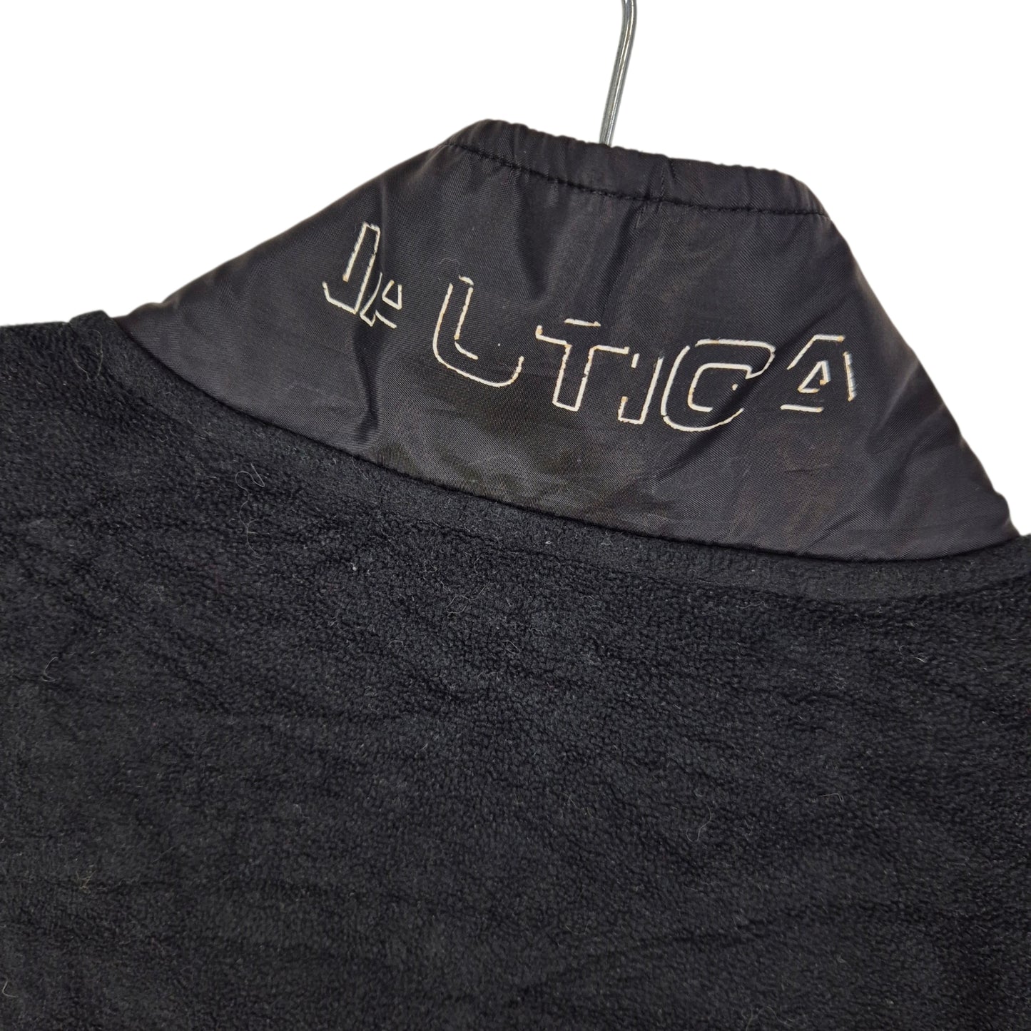 Nautica Black Fleece Zip Jumper Size L
