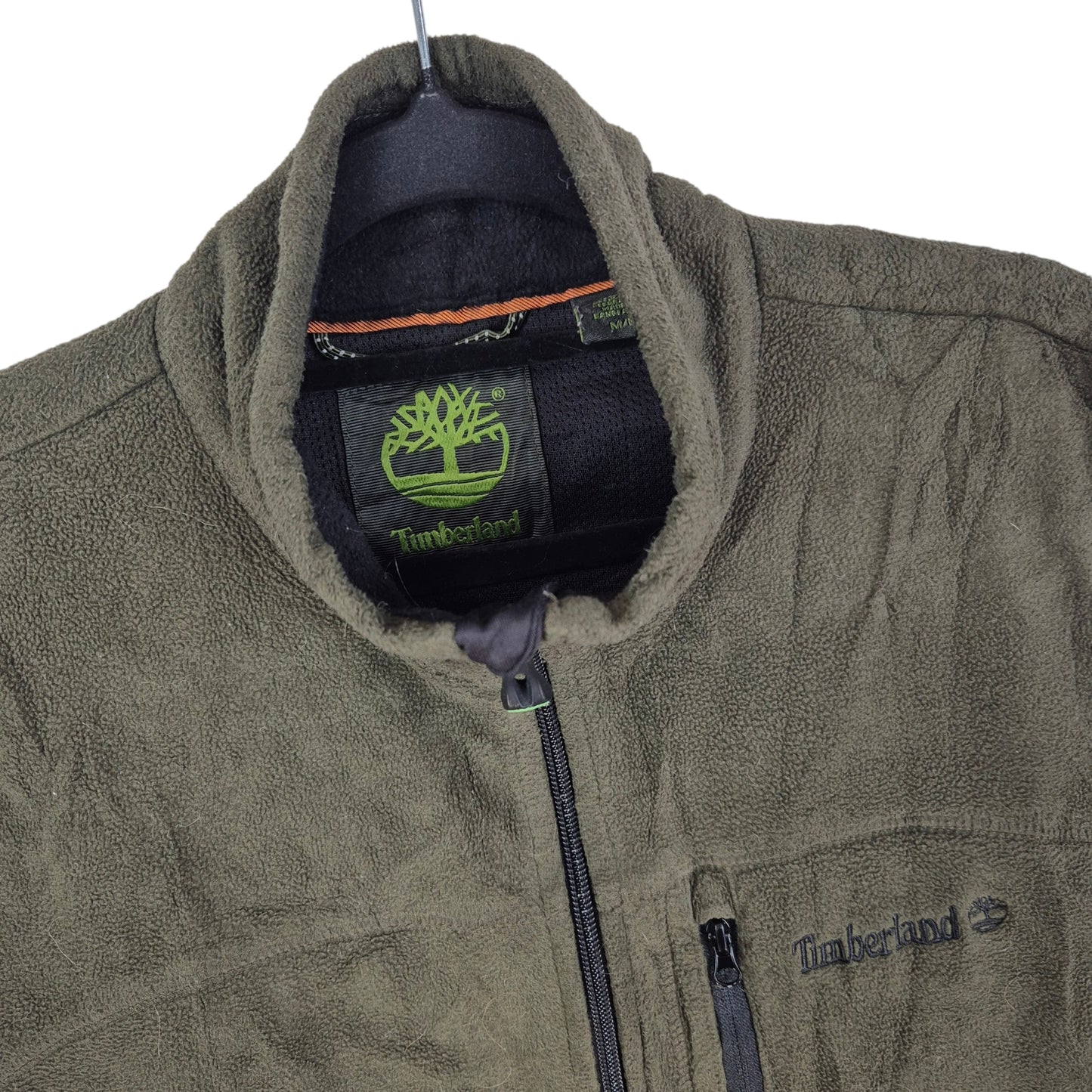 Timberland Olive Green Fleece Vest Size M