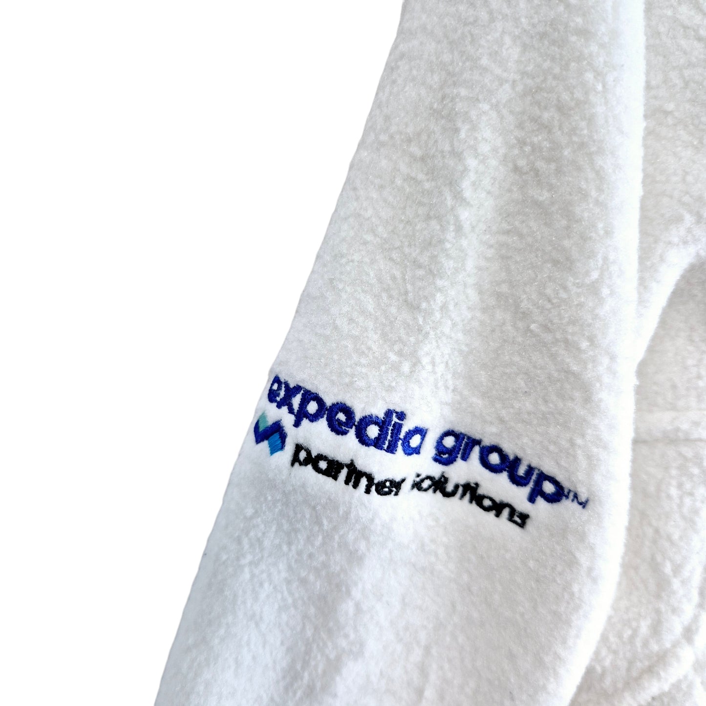 Patagonia Womens White Fleece Zip Jumper Size M