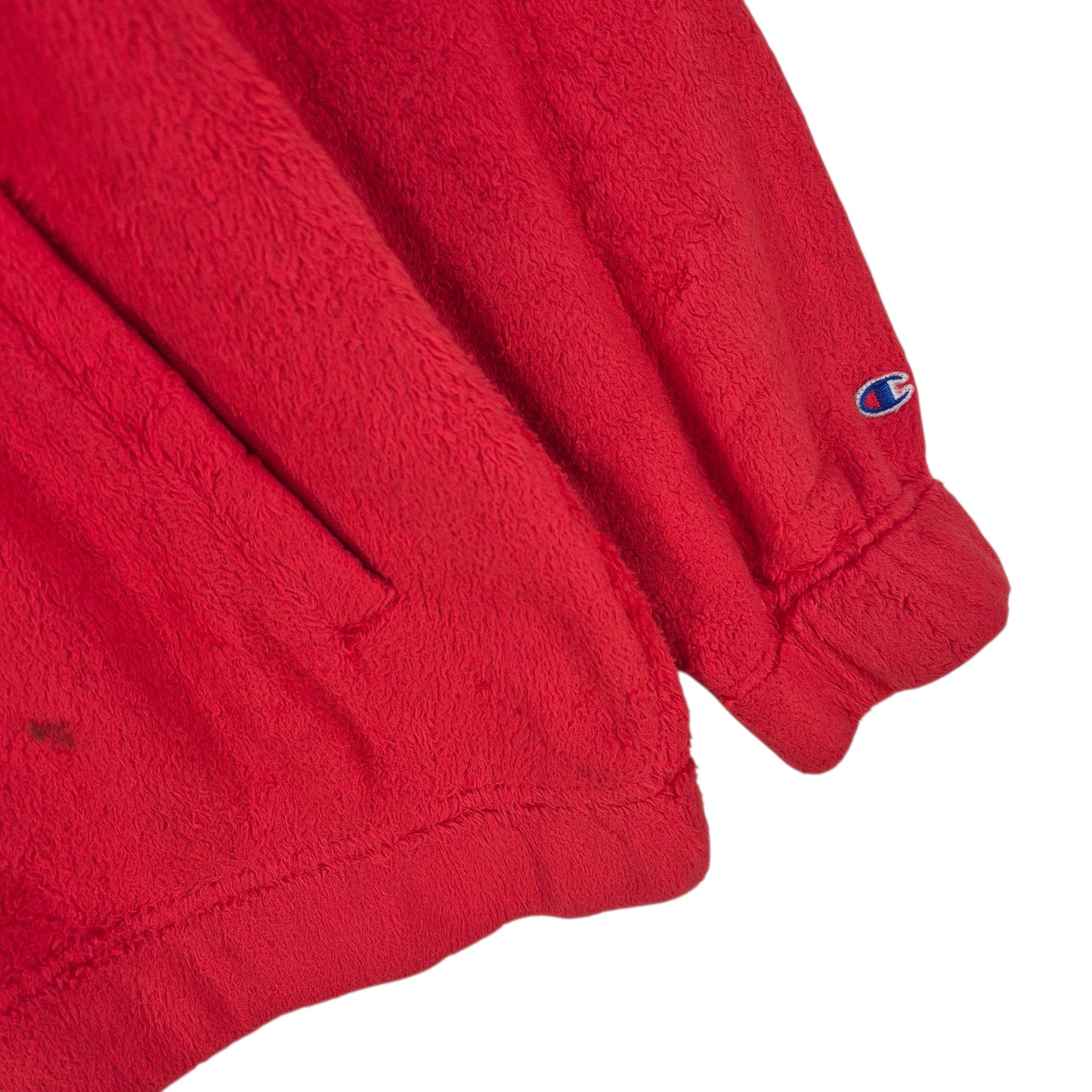Champion Fresno State Bulldogs Red Fleece Zip Jumper Size S