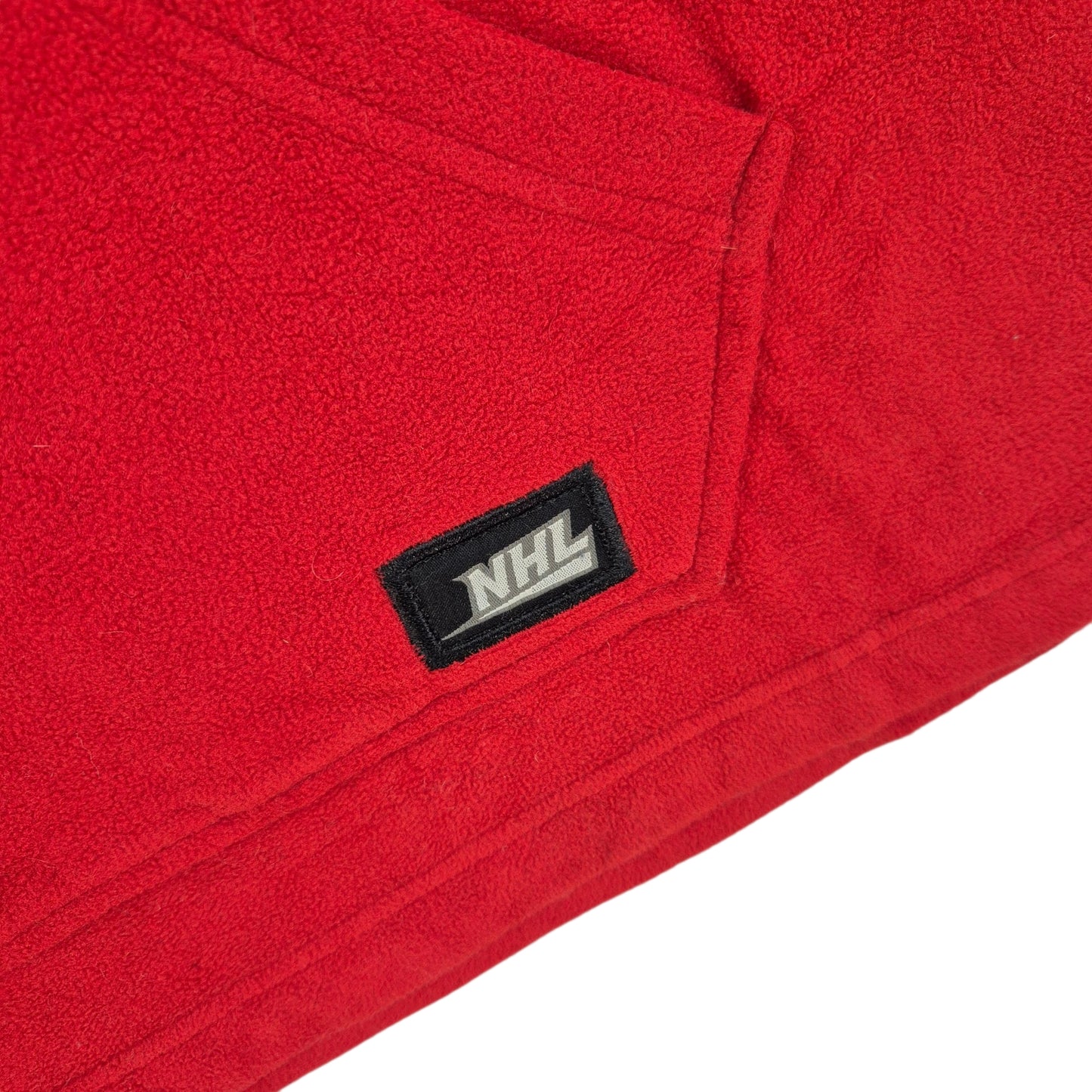 NHL Montreal Canadiens Red Embroidered Fleece Hoodie Size 2XL