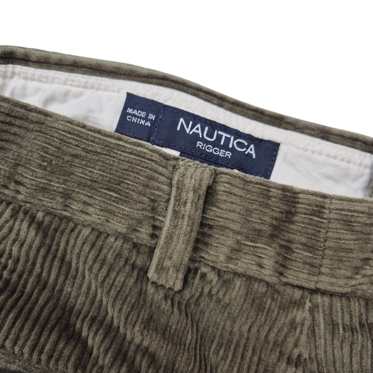 Nautica Rigger Green Classic Fit Corduroy Pants W34