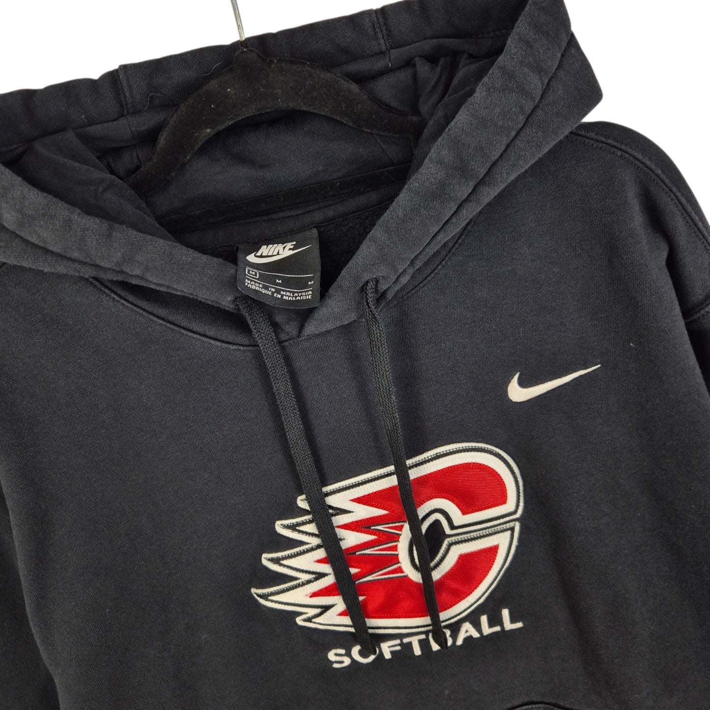 Nike Centennial Cougars Softball Black Embroidered Hoodie Size M