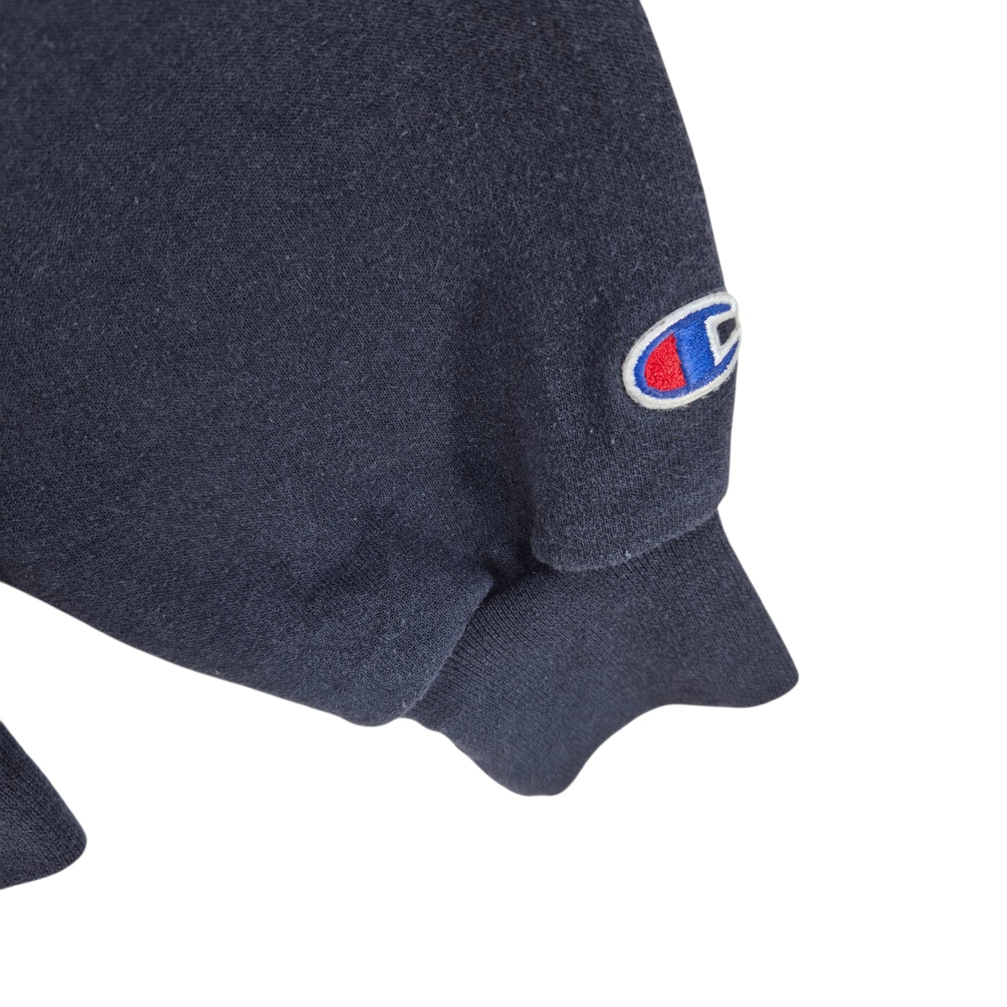 Champion Gordon College Dark Blue Cotton Hoodie Size L