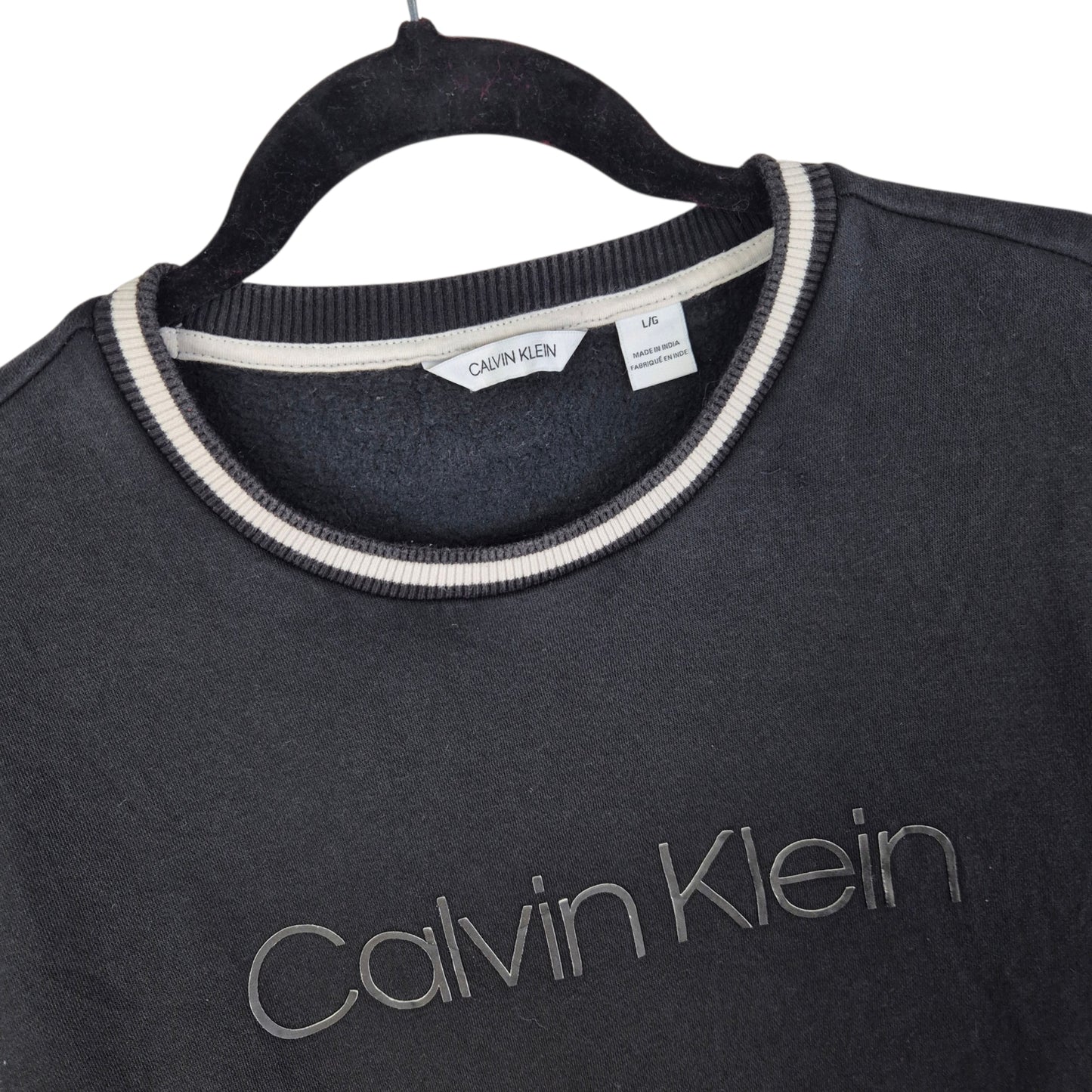 Calvin Klein Black Crewneck Sweater Size L