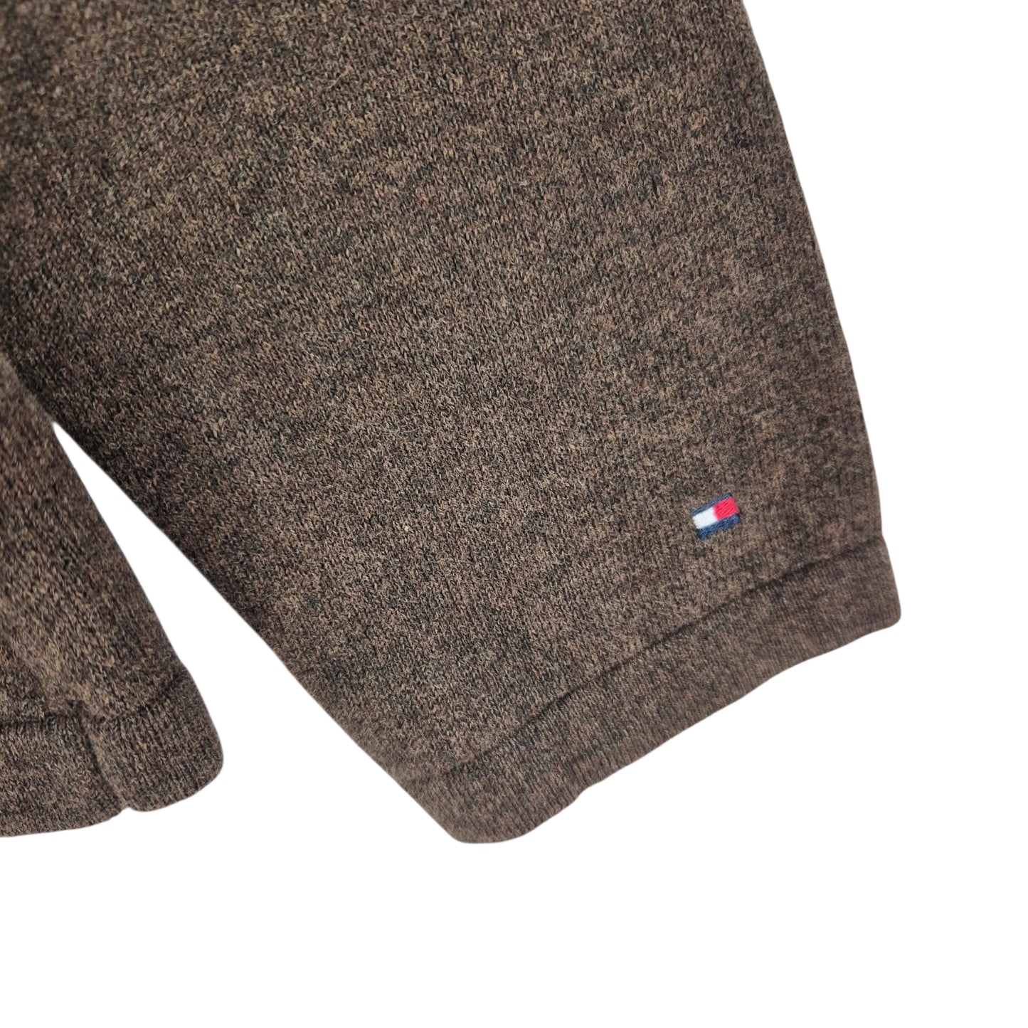 Tommy Hilfiger Womens Brown Knit Sweater Size L