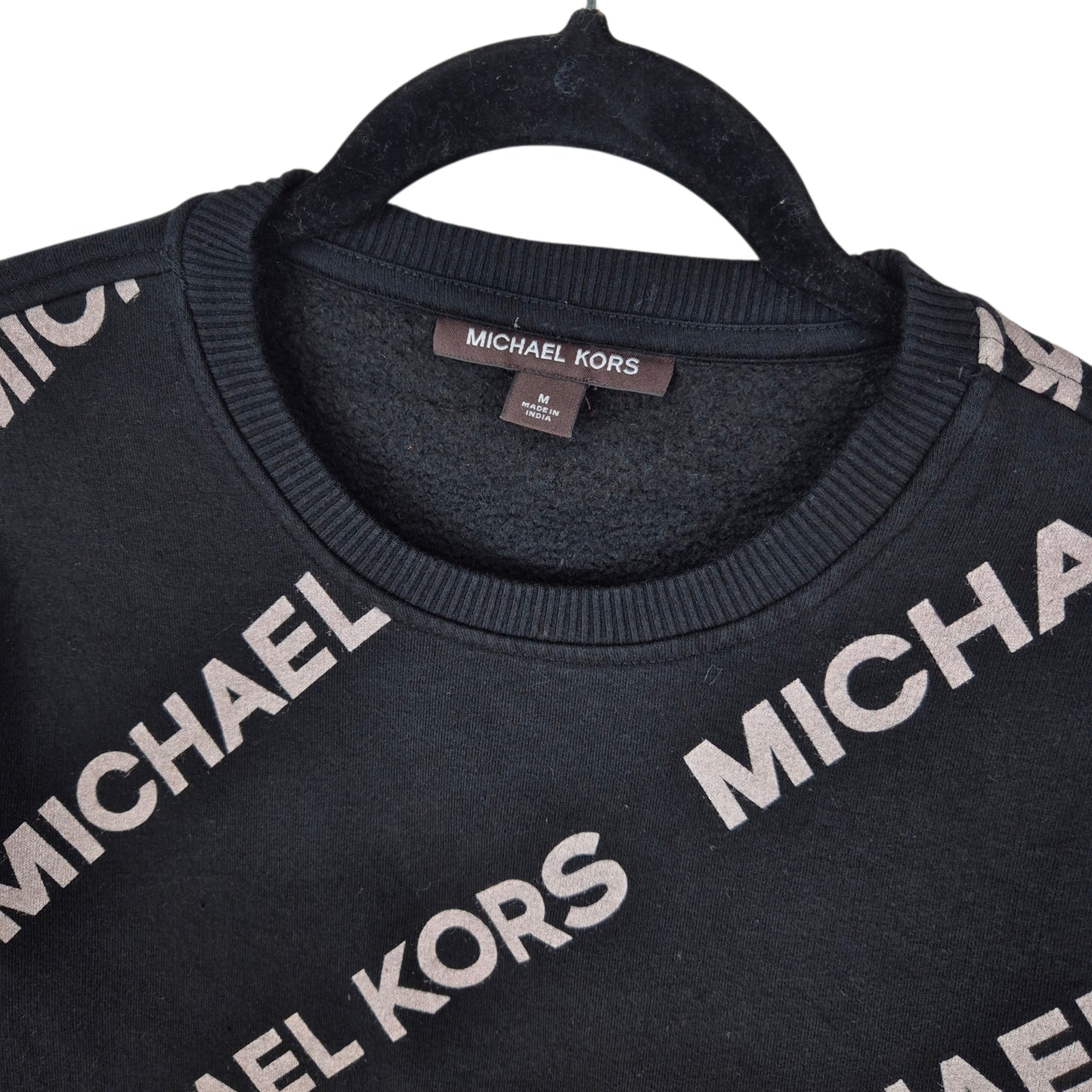 Michael Kors Black Crewneck Sweater Size M