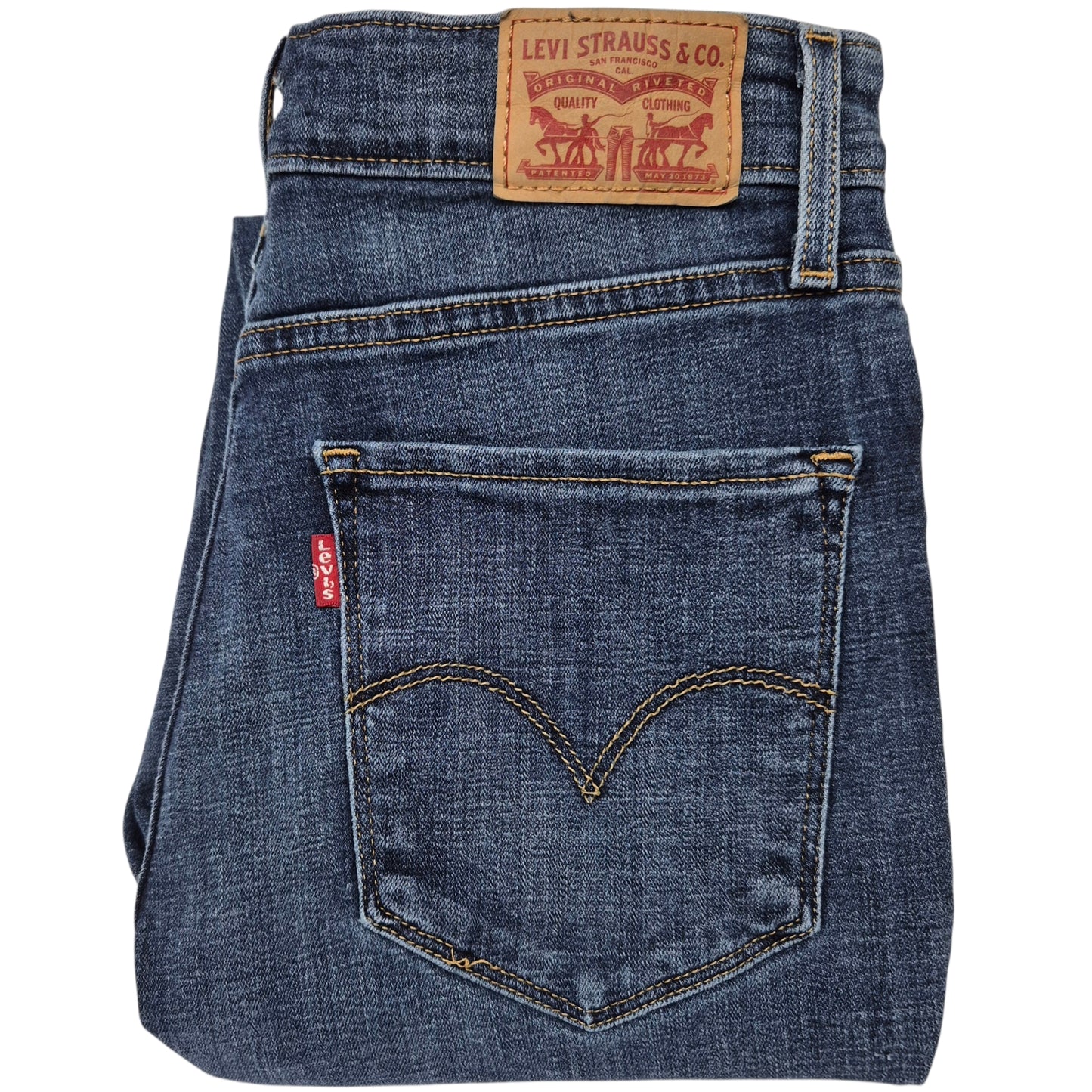 Levis 721 Jeans Womens High Rise Skinny Denim W27