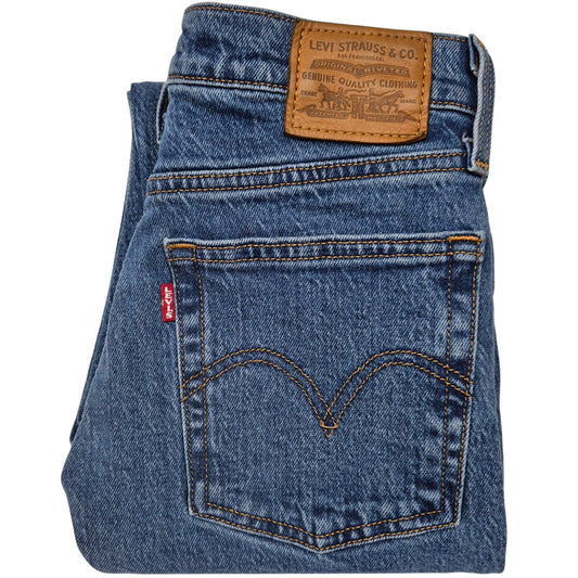 Levis Premium Jeans Womens Blue Wedgie Straight Leg Denim W24