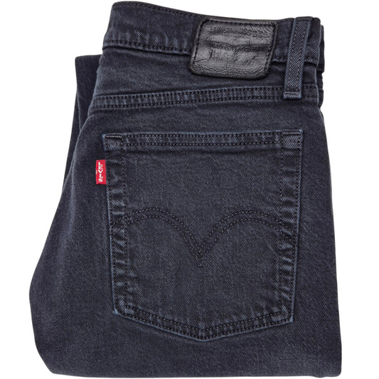 Levis Premium Jeans Womens Black Wedgie Straight Leg Denim W28