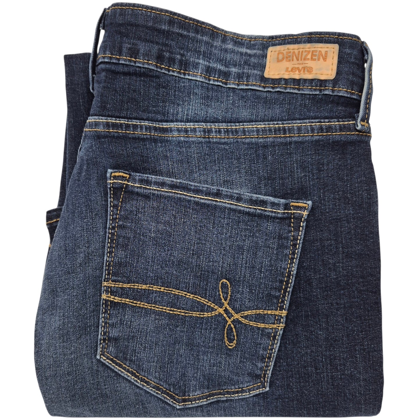Levis Denizen Jeans Womens Dark Blue Stretch Bootcut Denim W31