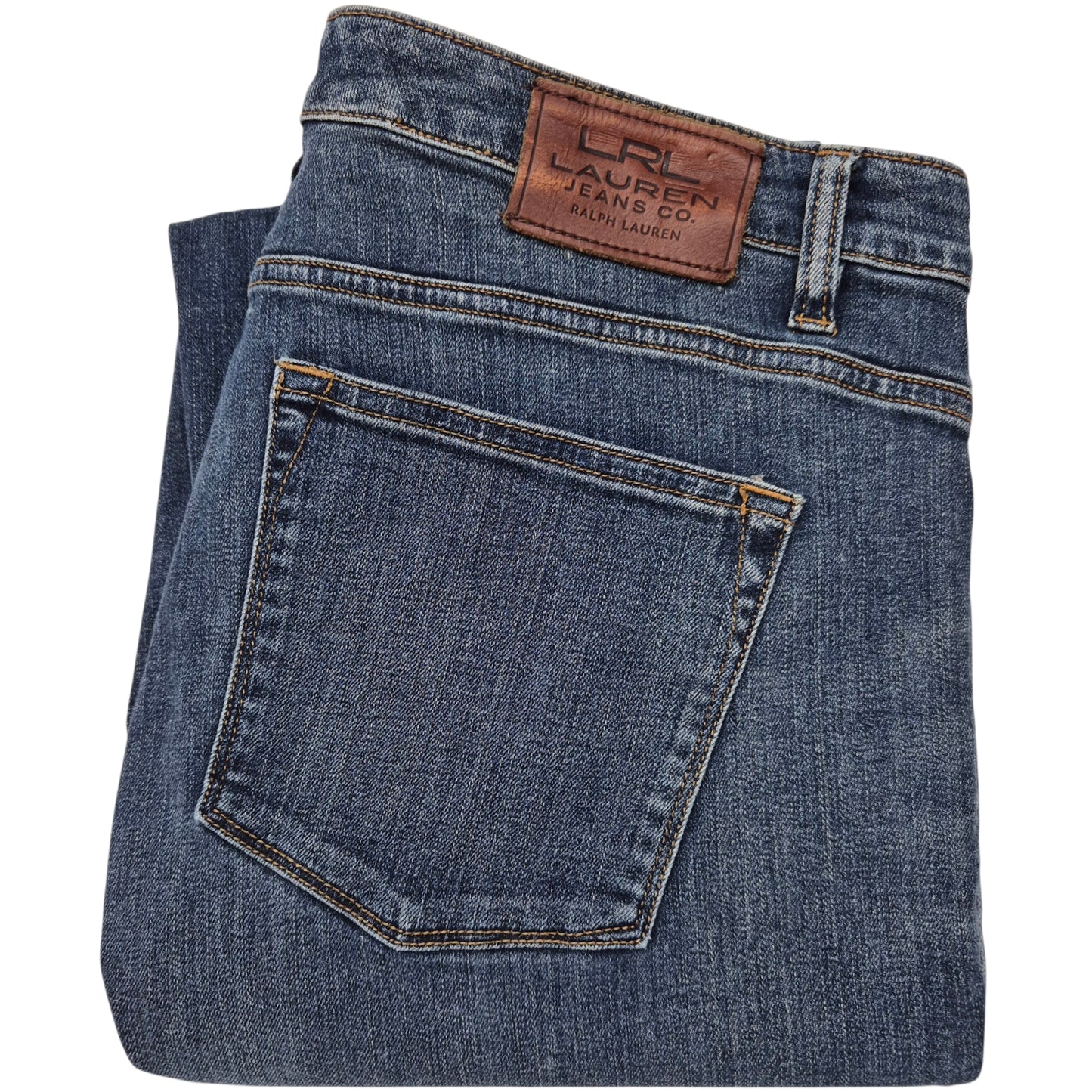 Ralph Lauren Green Label Jeans Womens Blue Straight Leg Denim W34