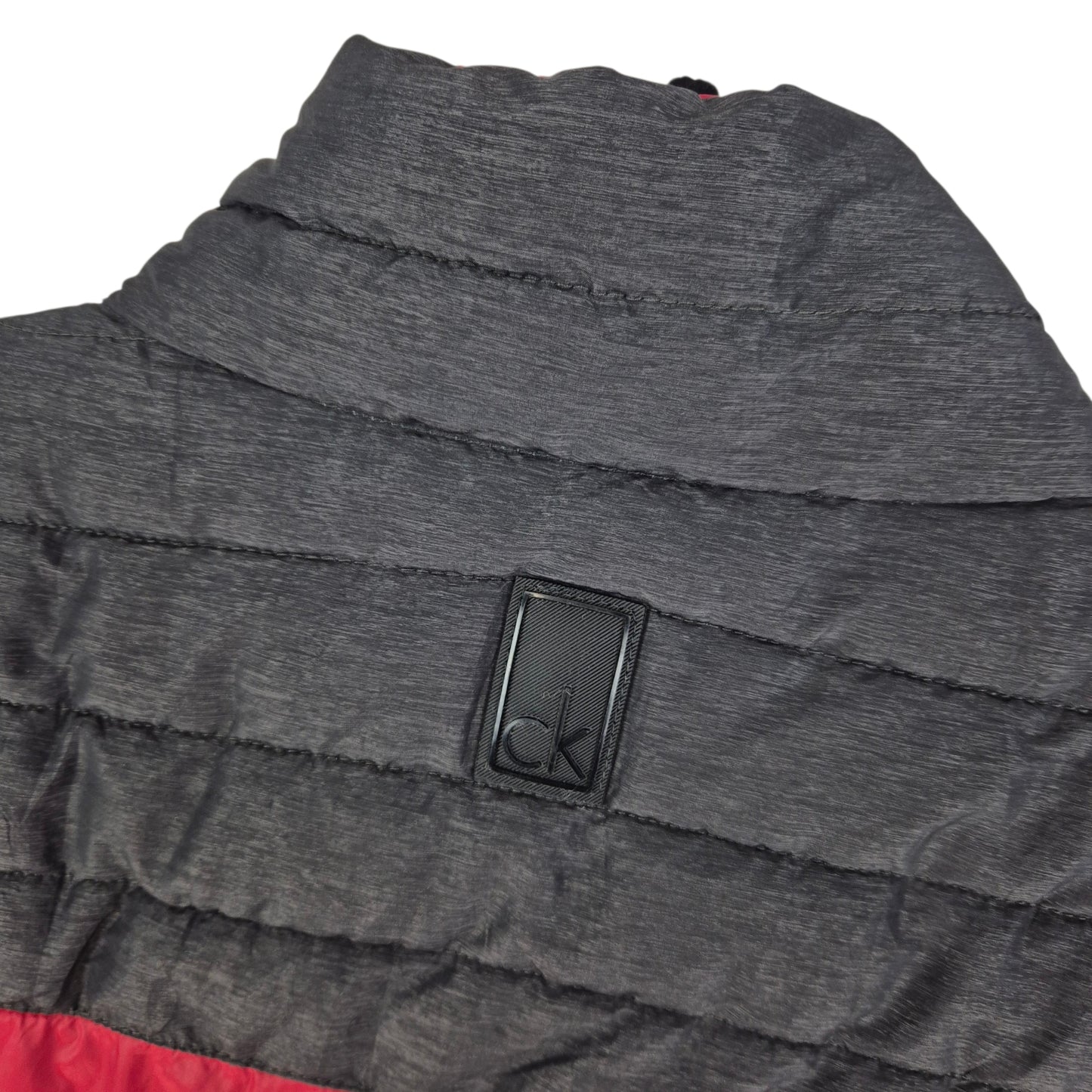 Calvin Klein Red & Black Padded Vest Size XL