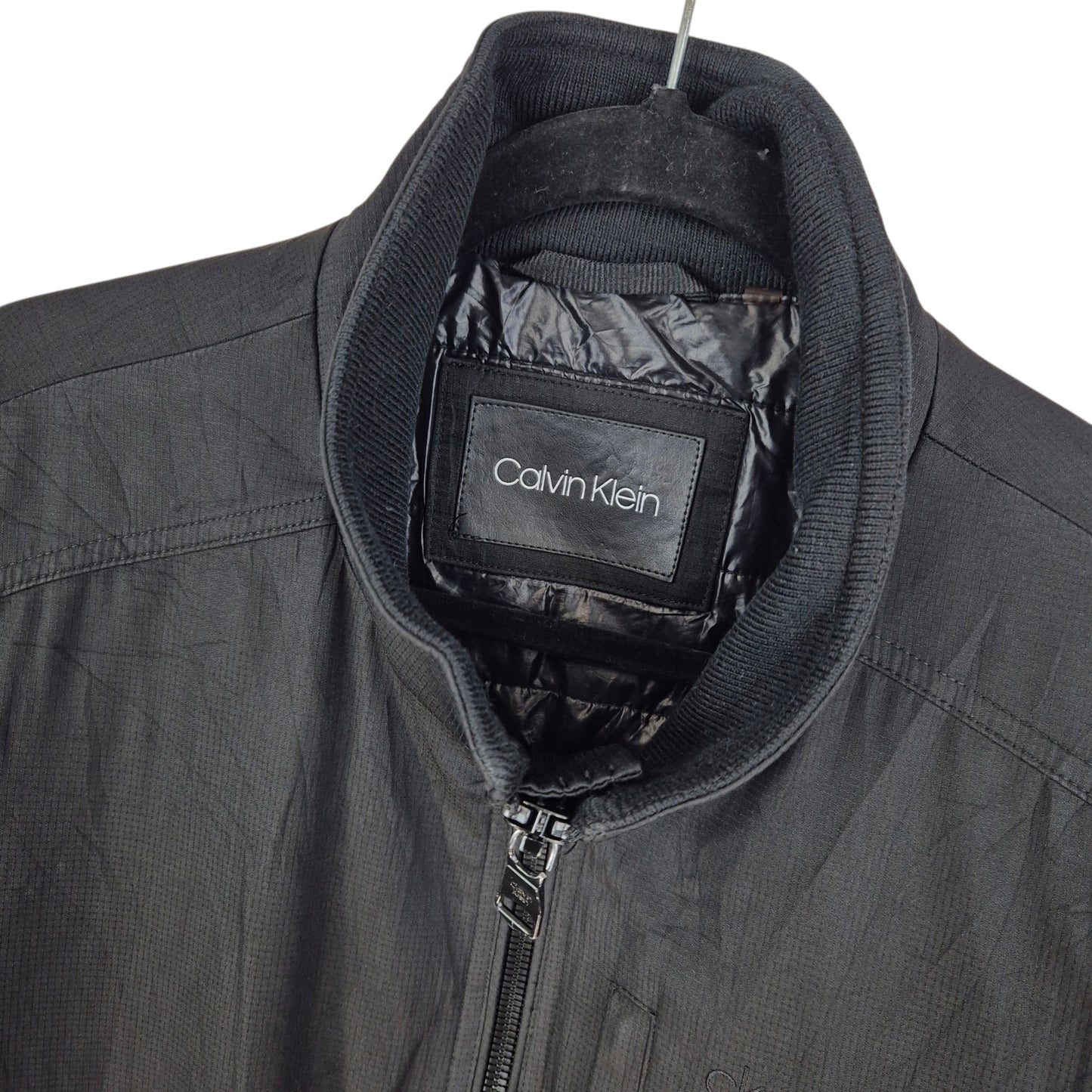 Calvin Klein Black Heavy Quilted Jacket Size L