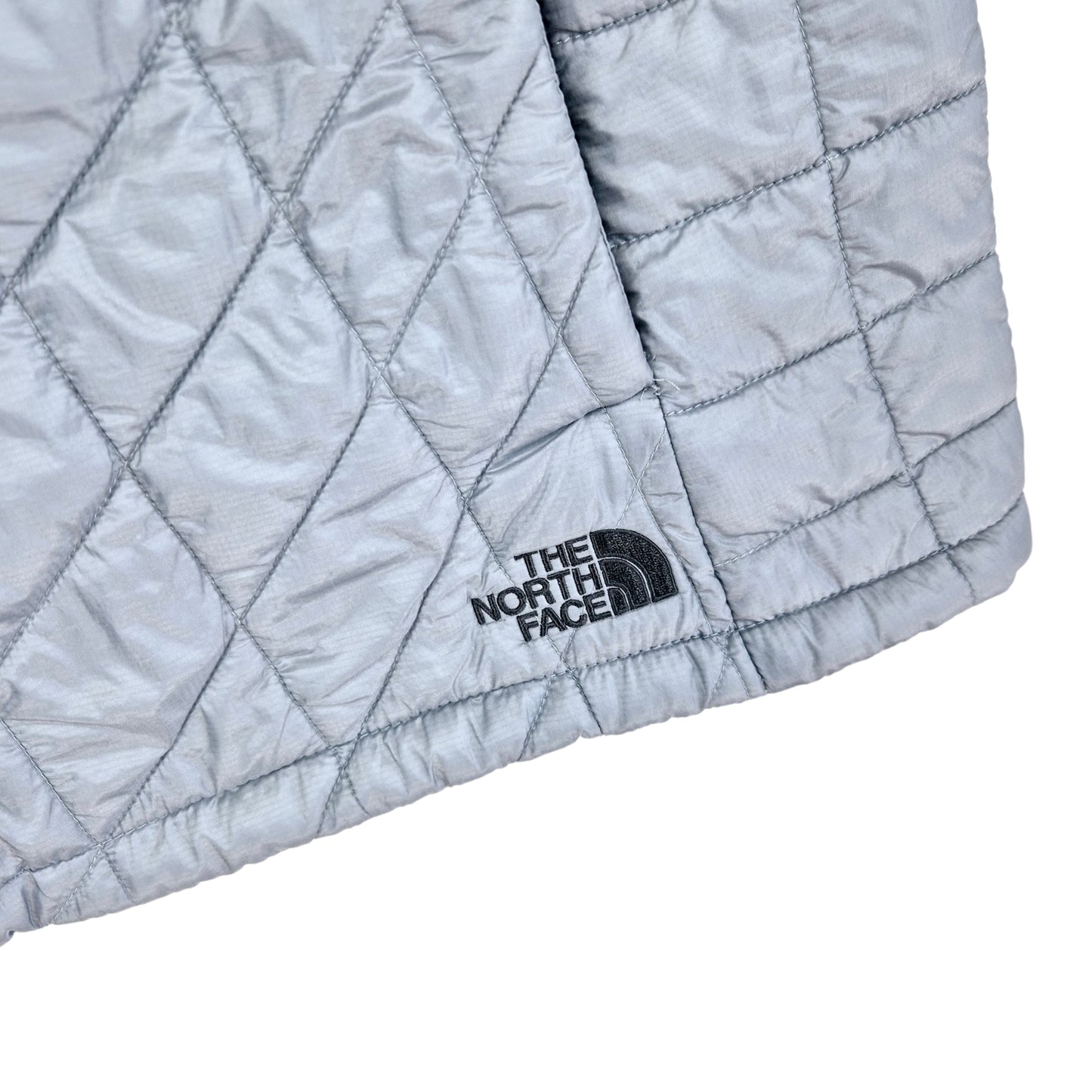 The North Face Womens Grey Microsoft Azure Padded Vest Size XL