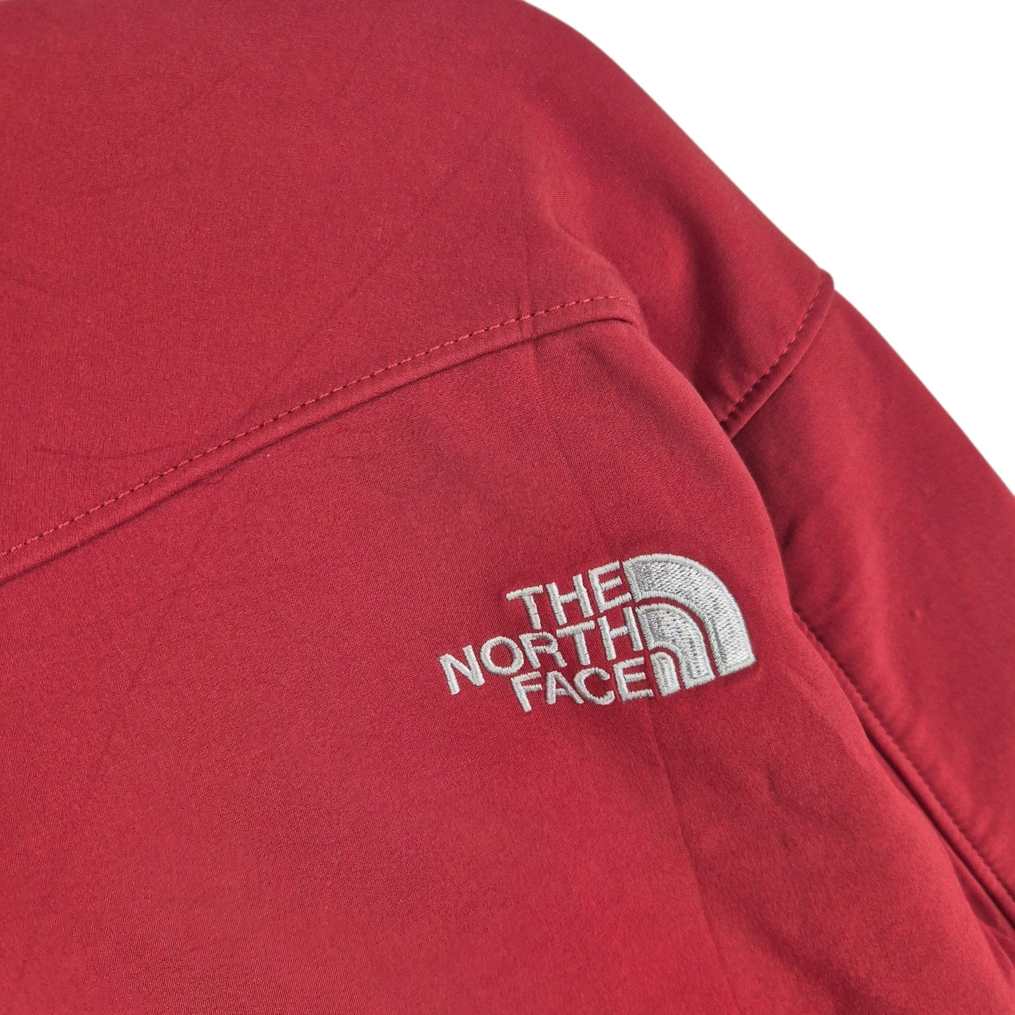 The North Face Red Water Resistant Windbreaker Jacket Size M