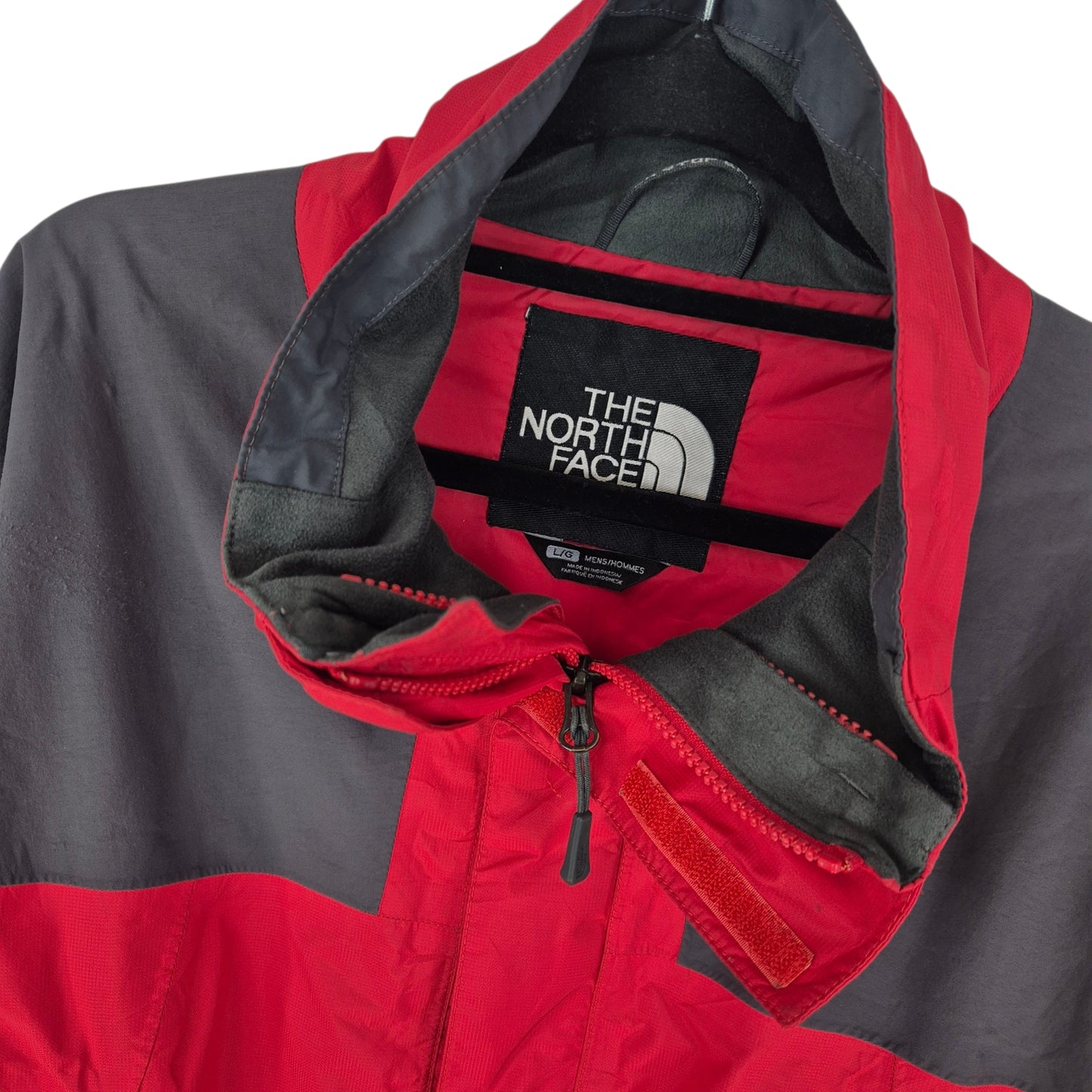 The North Face Red & Grey Gore Tex Nylon Jacket Size L