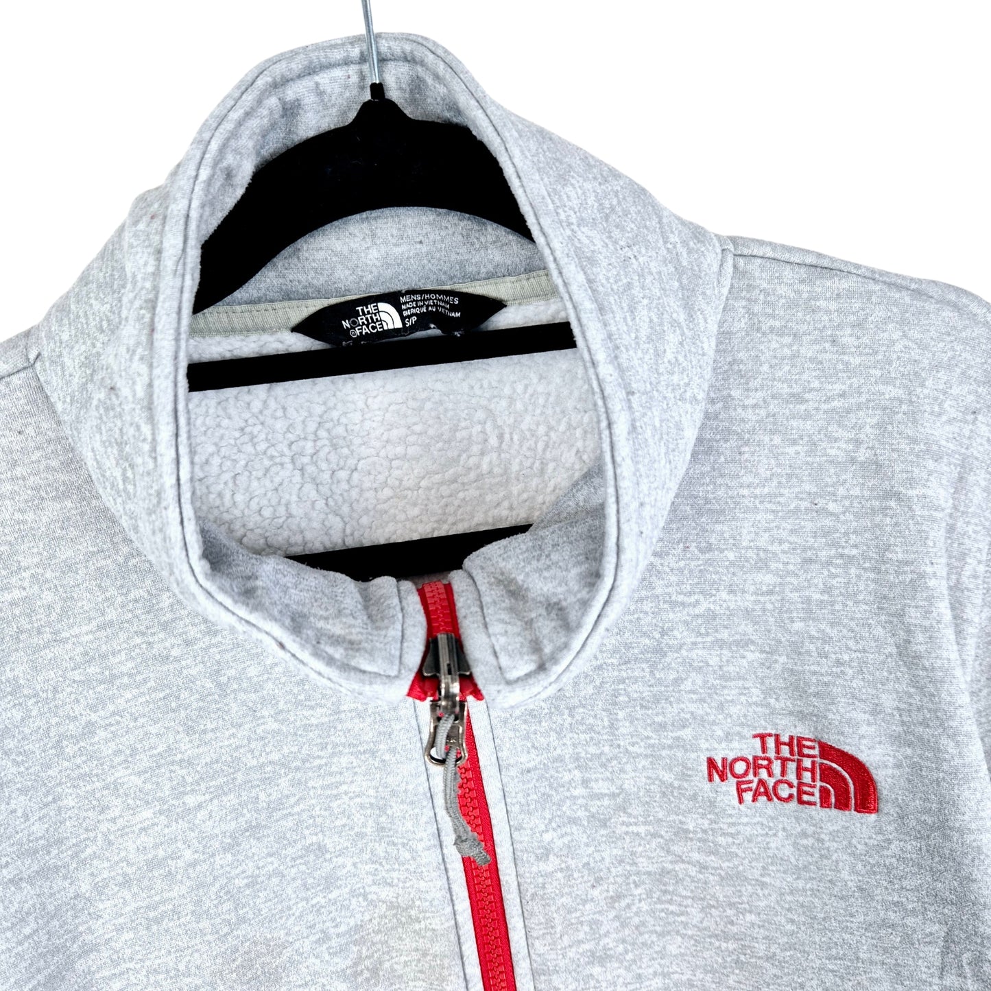 The North Face Grey Fleece Zip Jumper Size S