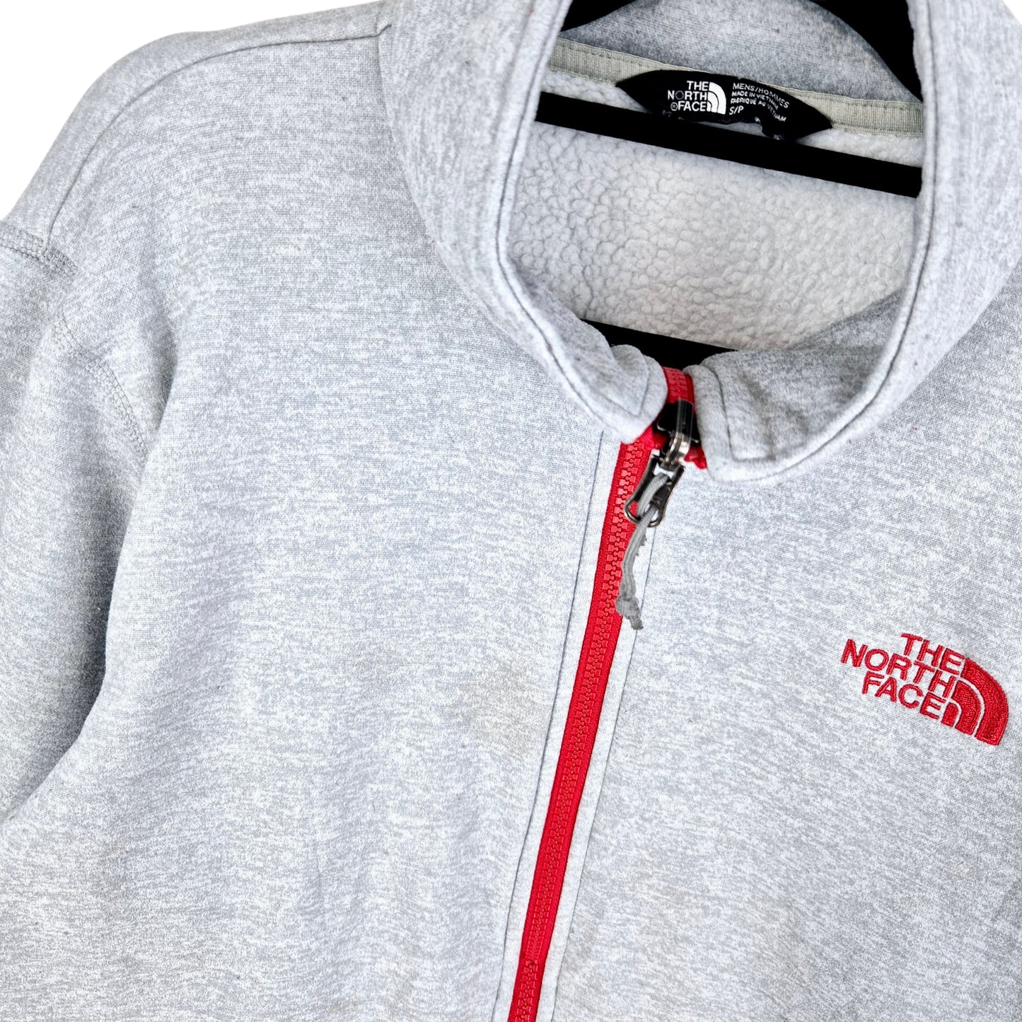 The North Face Grey Fleece Zip Jumper Size S