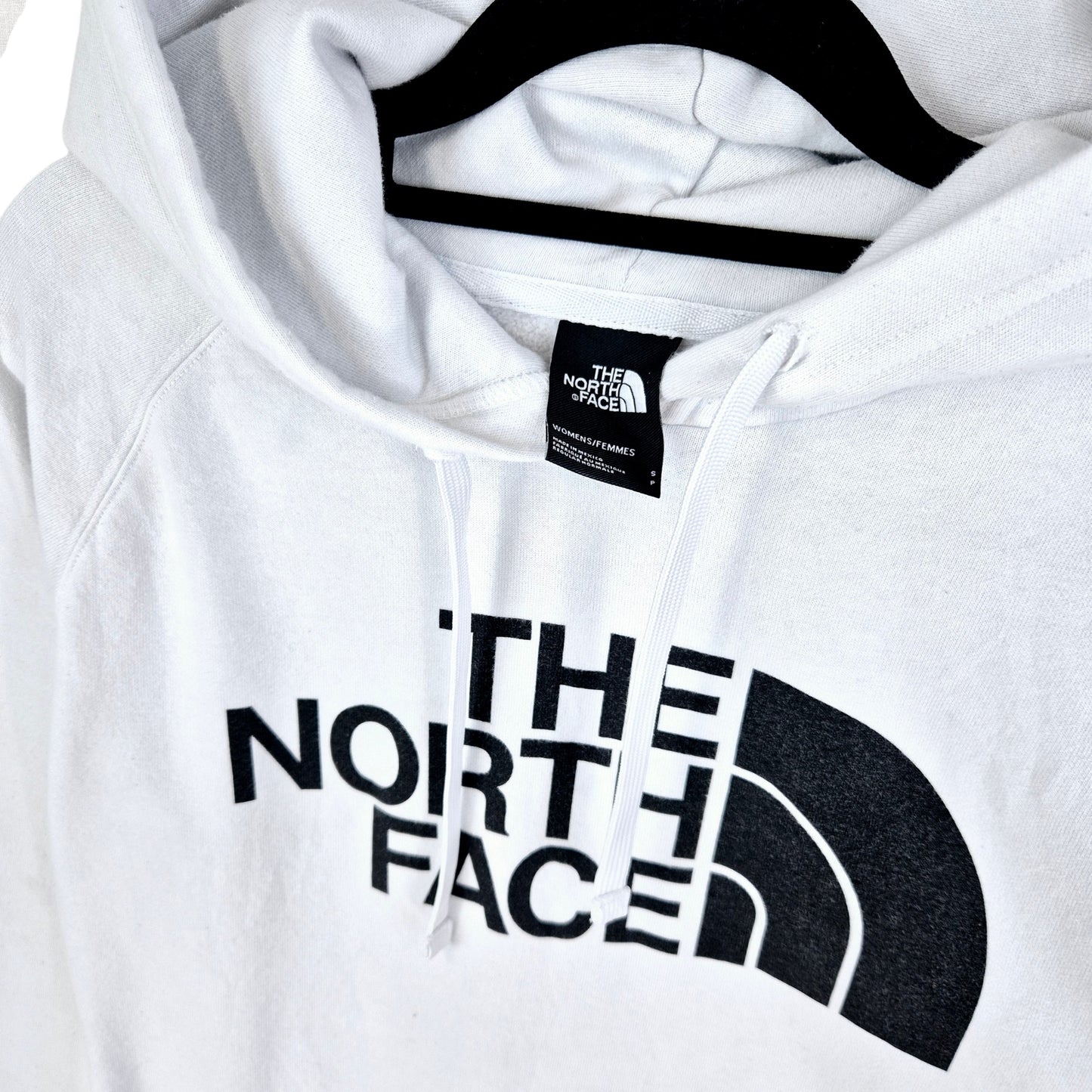 The North Face Cream White Zip Hoodie Size M