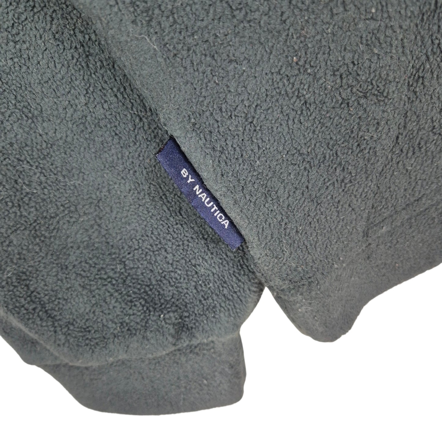 Nautica Dark Green Embroidered Crewneck Fleece Sweater Size XL