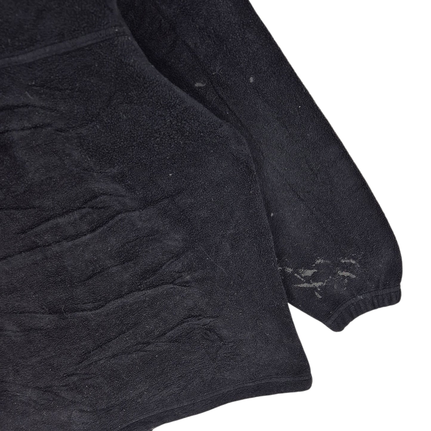 Vintage Adidas 90's Black Quarter Zip Fleece Jumper Size M