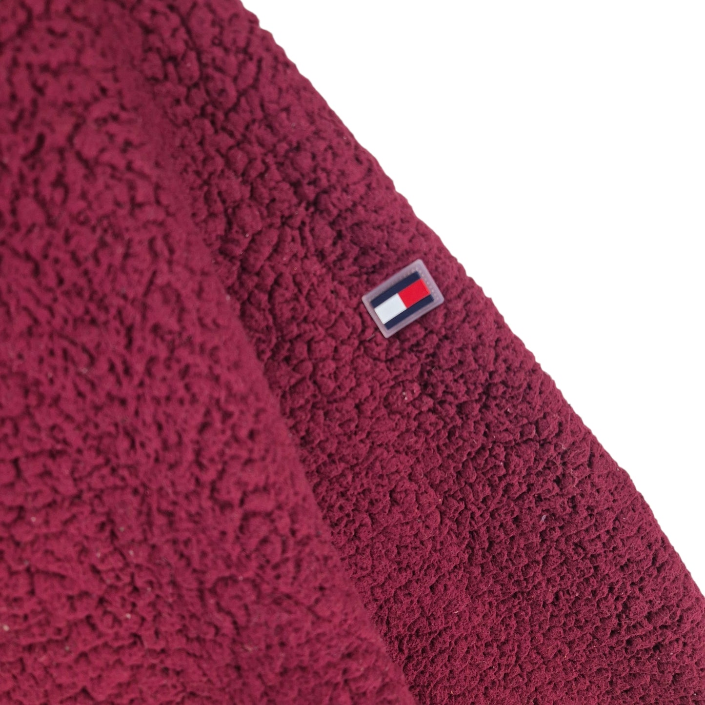Tommy Hilfiger Sport Womens Burgundy Fleece Jumper Size XL