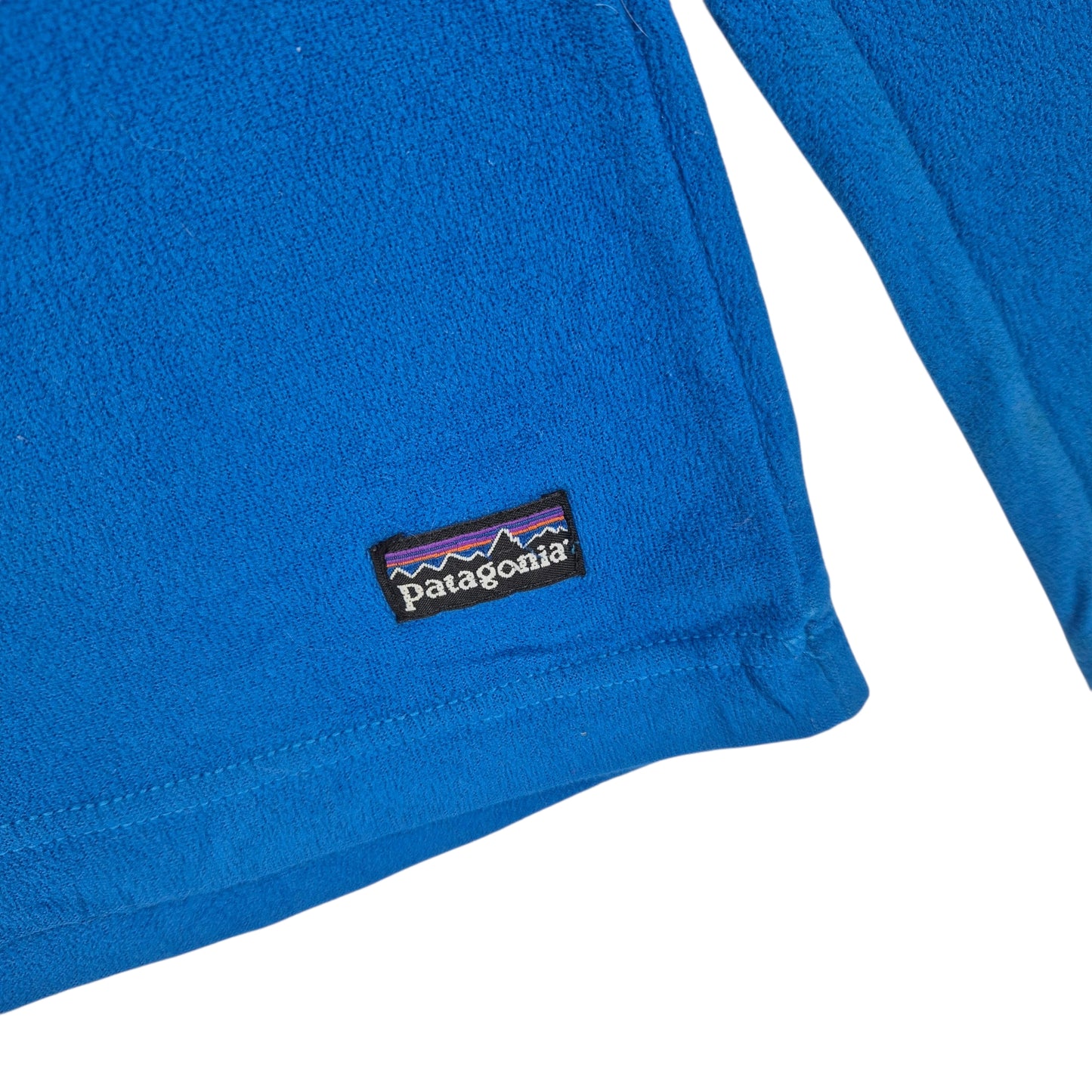 Patagonia Womens Blue Light Quarter Zip Fleece Jumper Size M