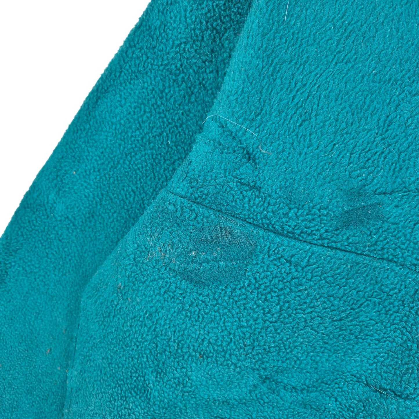 Vintage Patagonia 90's Aqua Green Quarter Button Fleece Jumper Size M