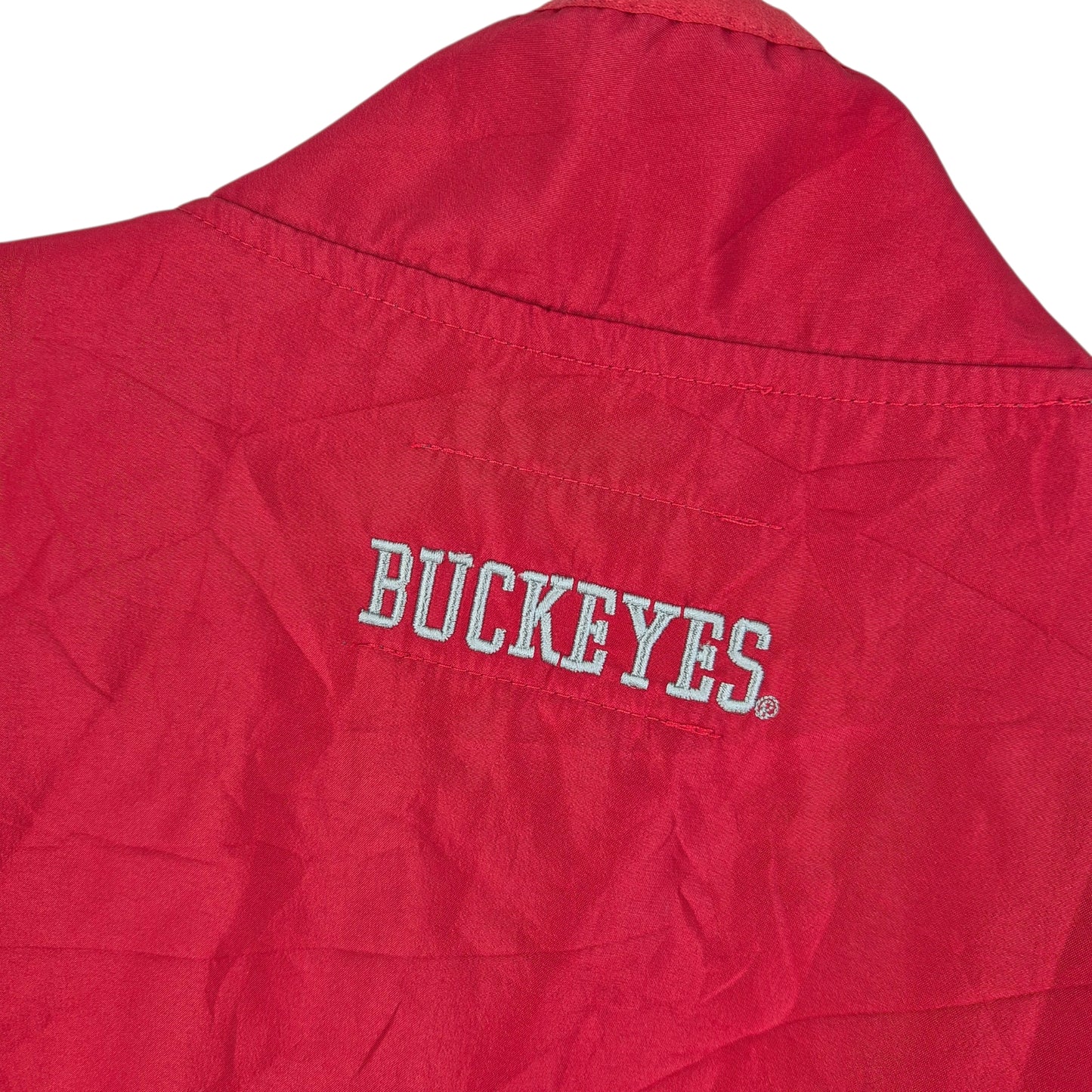 Ohio State Buckeyes Red Windbreaker Jacket Size 2XL