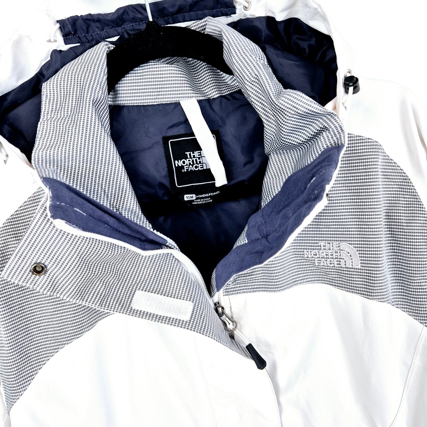 The North Face Hyvent Womens White Windbreaker Jacket Size M