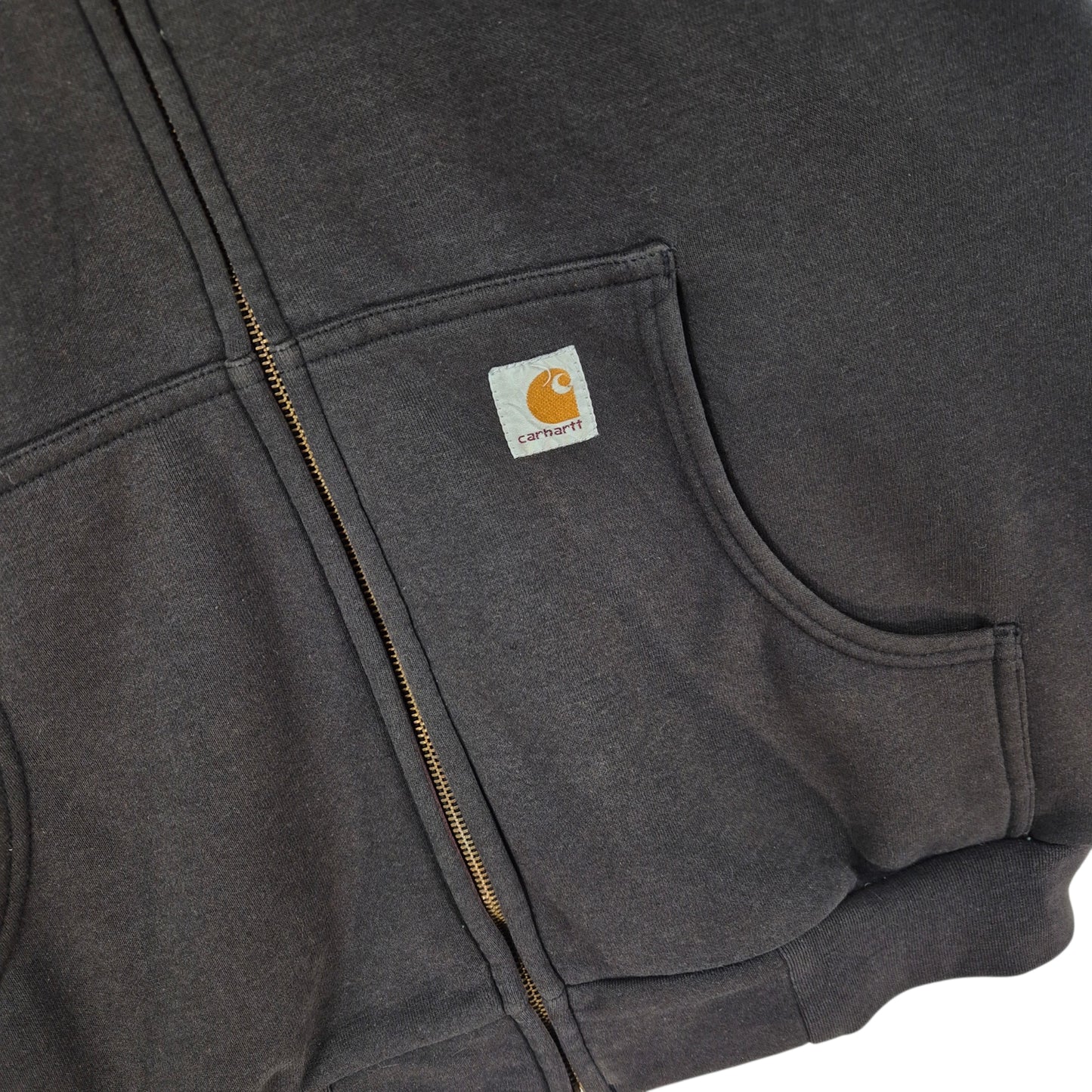 Vintage Carhartt Black Heavy Zip Hoodie Size 3XL