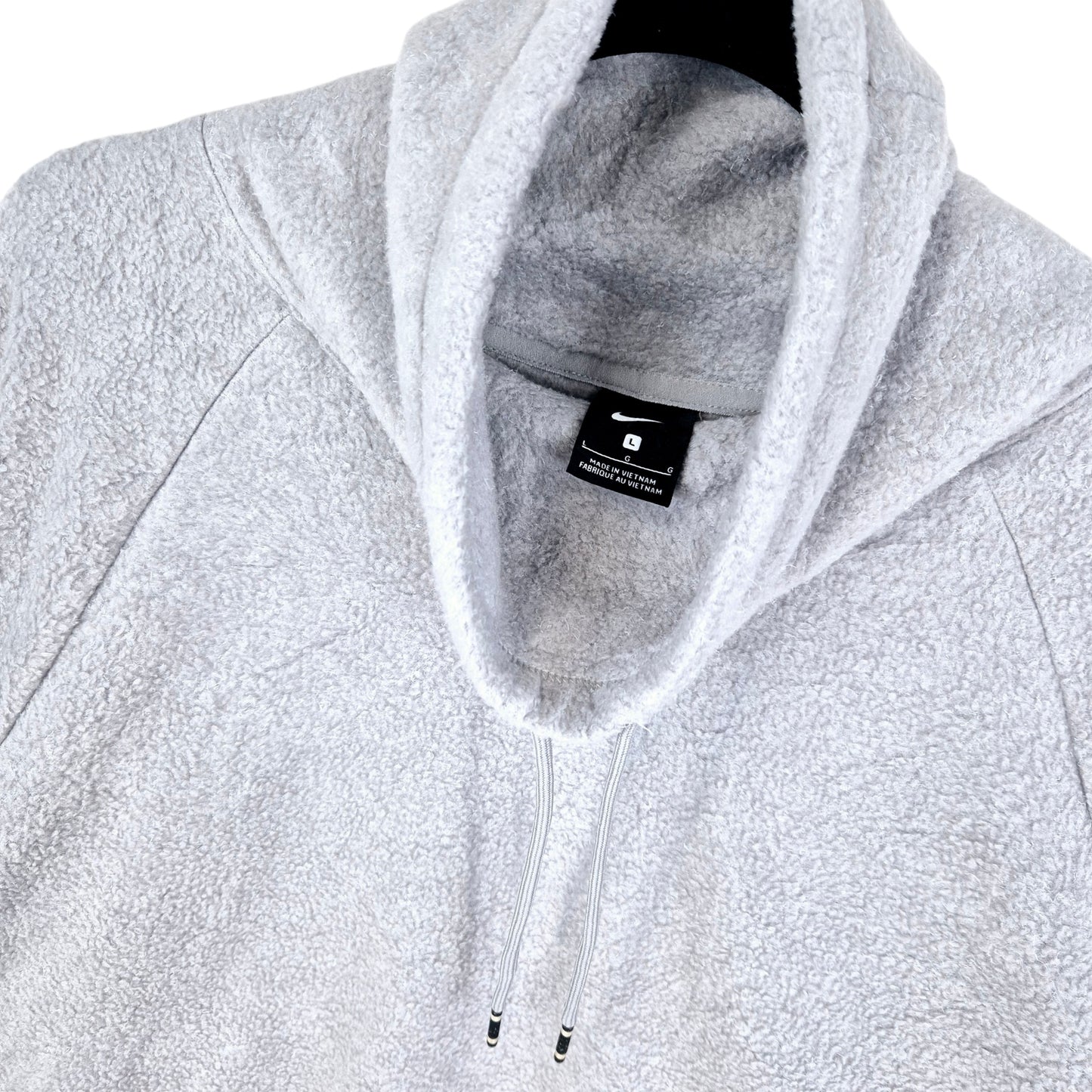Nike Grey Fleece Turtleneck Jumper Size L