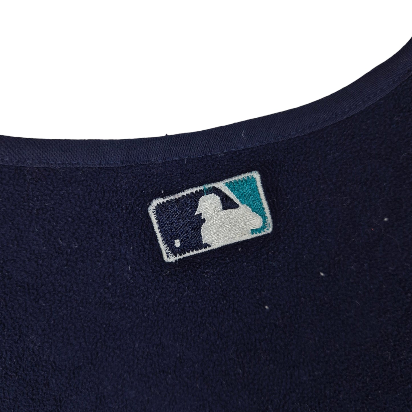 Vintage Majestic MLB Seattle Mariners Dark Blue Fleece Baseball Jumper Size 4XL