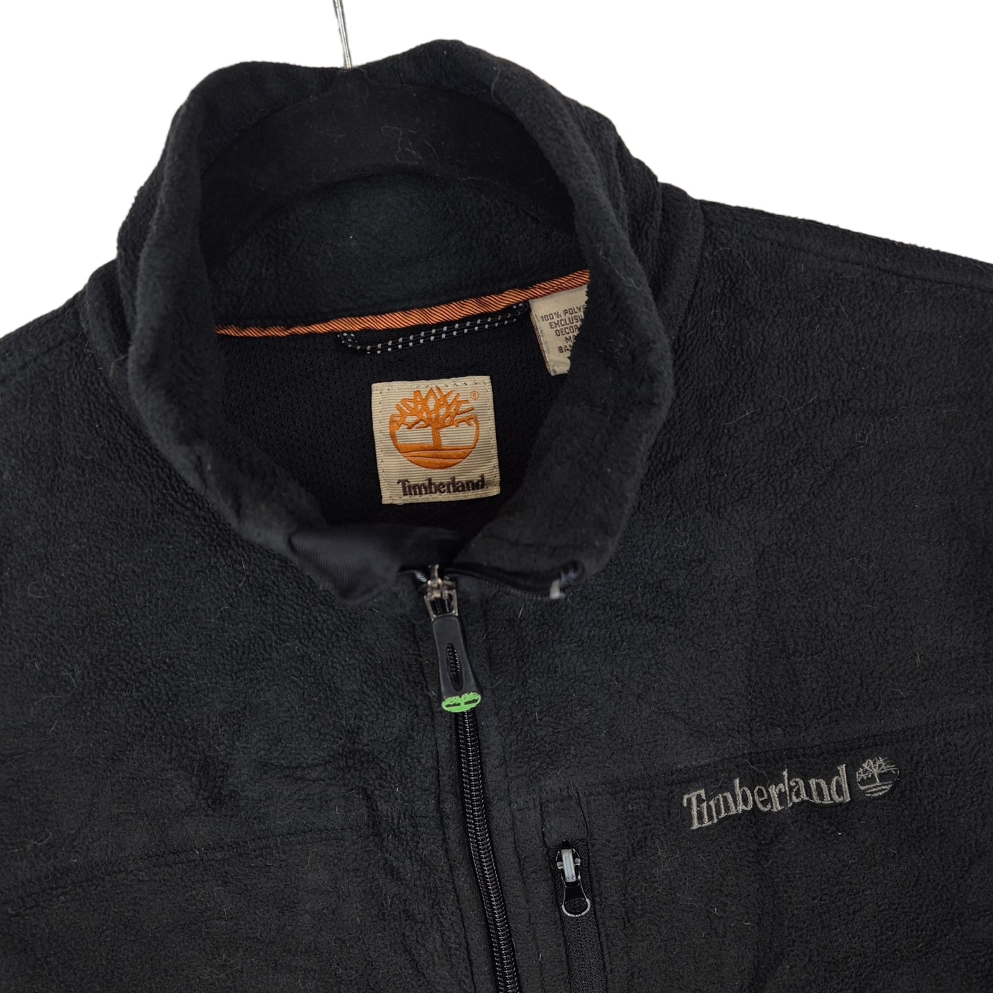 Timberland Black Fleece Vest Size M