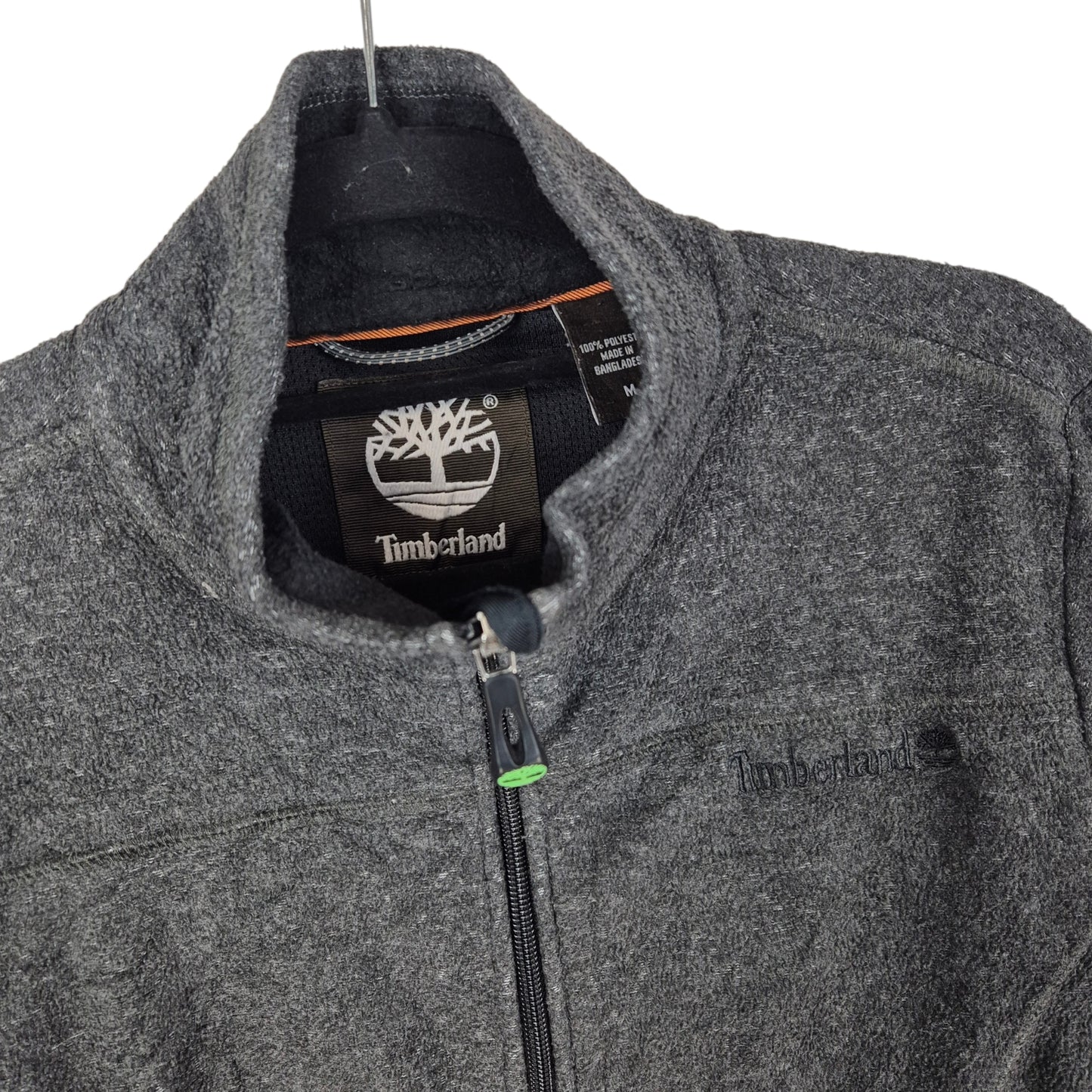 Timberland Womens Grey Fleece Zip Jumper Size M
